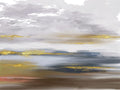 Misty Earth Abstract Poster