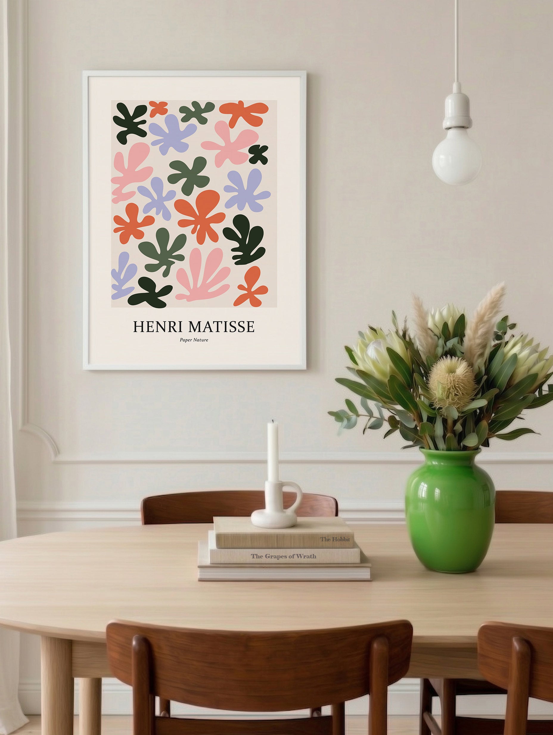 Santorini-plakat Arkitekturplakat