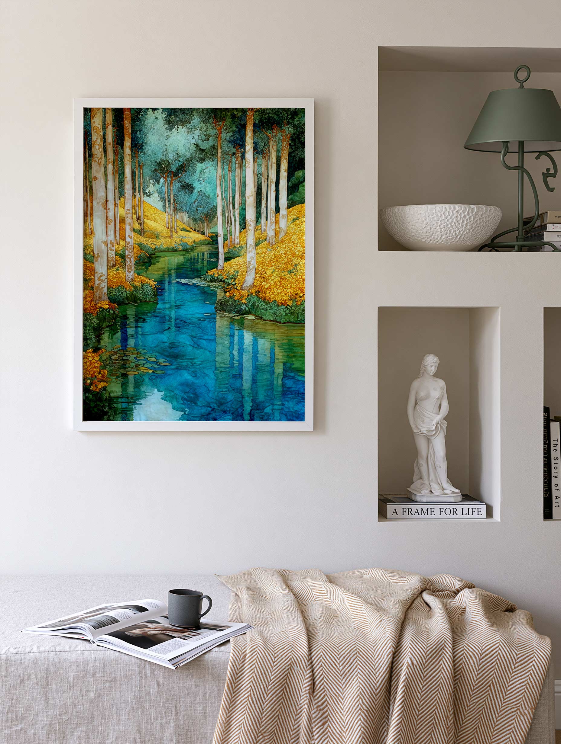 Justyna Jaszke - Flora by Klimt Poster