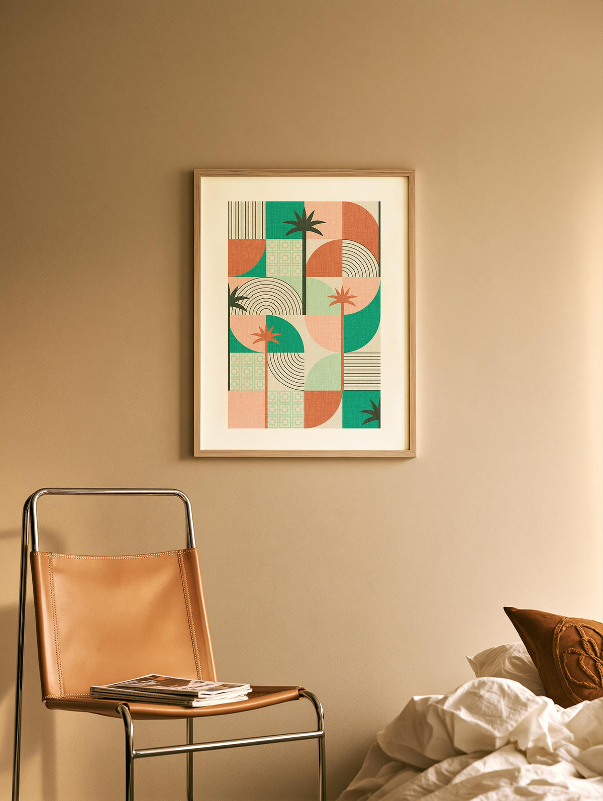 Santorini-plakat Arkitekturplakat