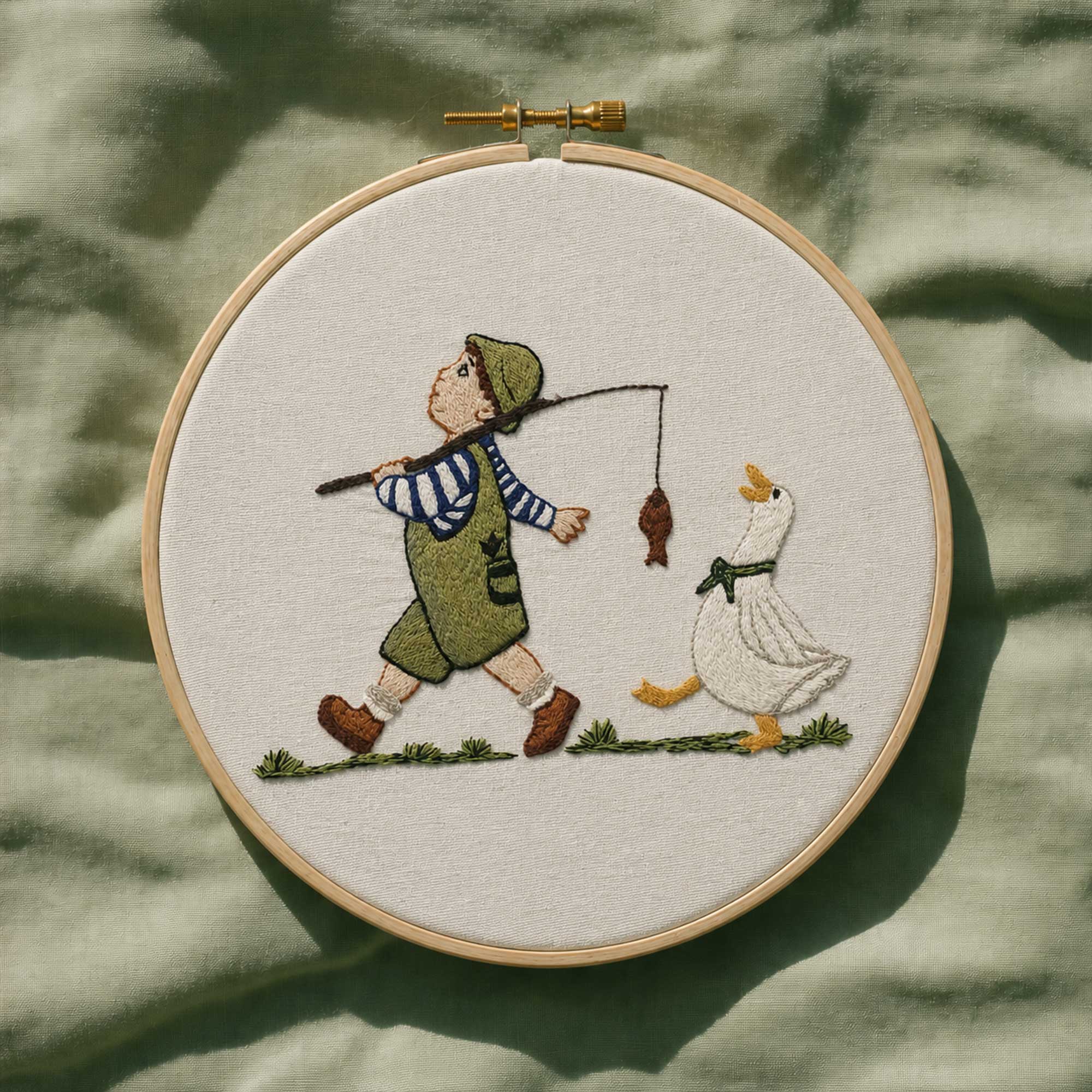 Girl Feeding Chickens