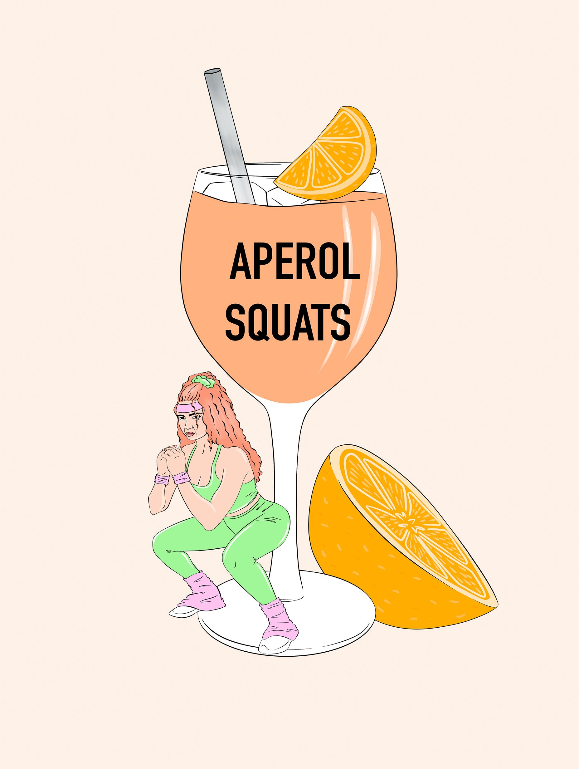 Lisen Vennesland - Aperol Squats Poster