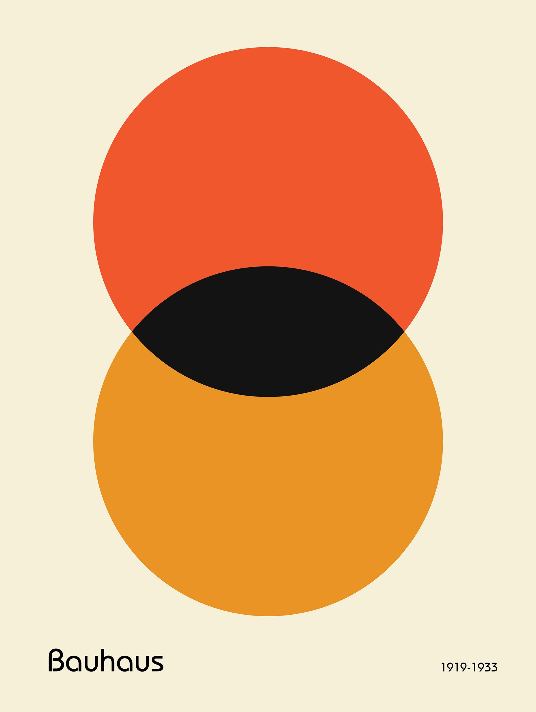Bauhaus Intersection Poster