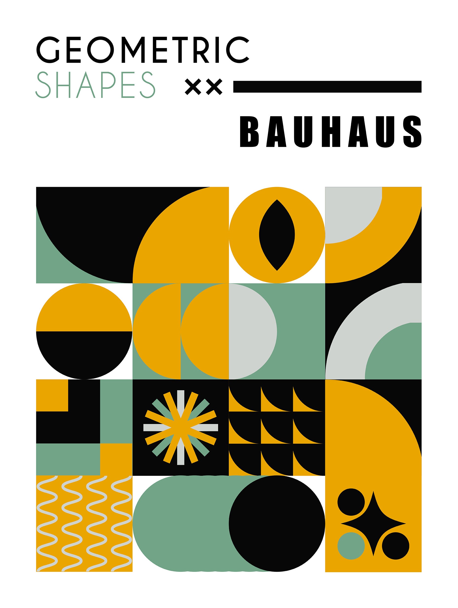 Bauhaus Retro Poster
