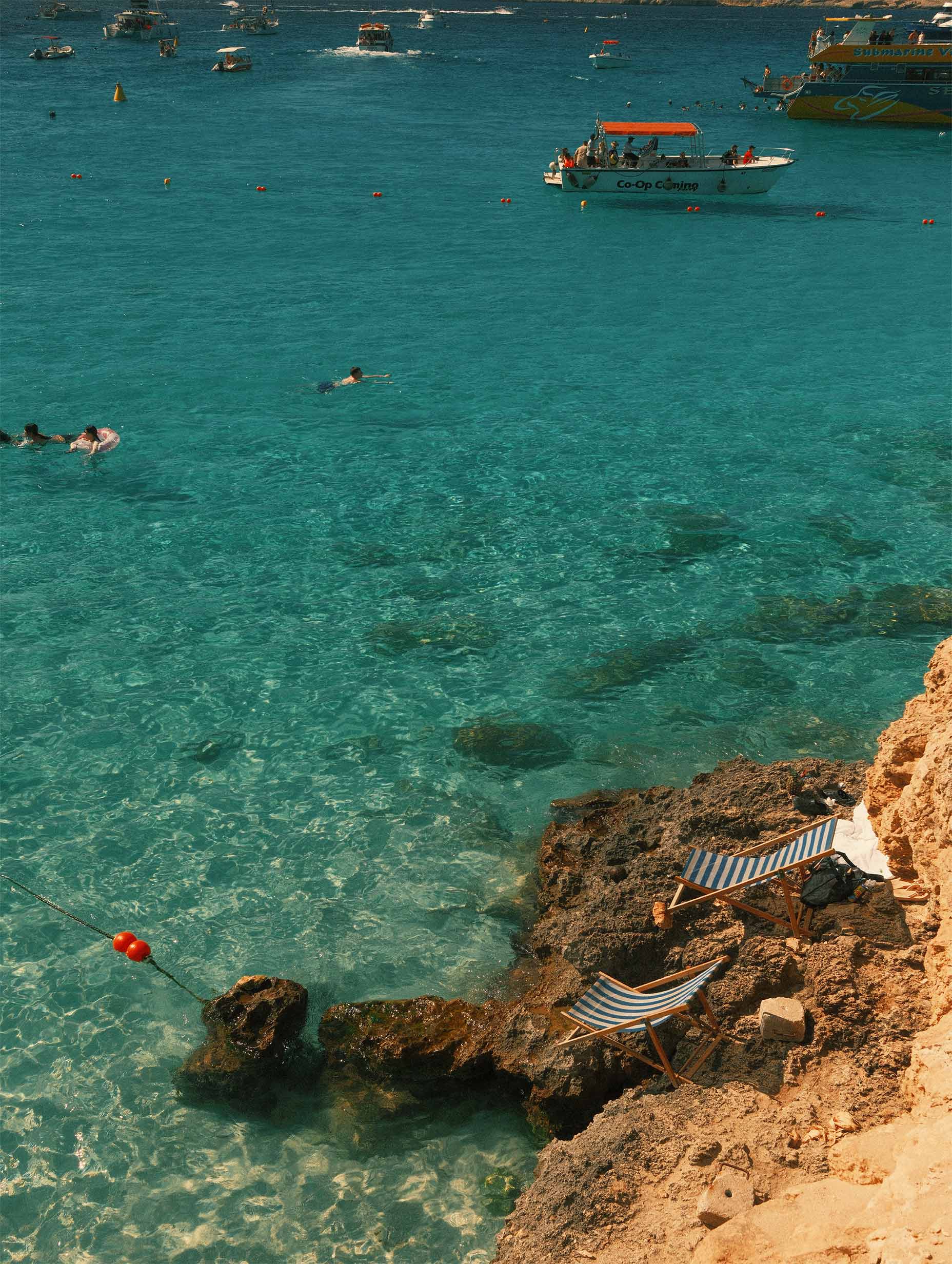 Blue Lagoon in Malta Poster