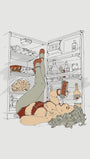 Santorini-plakat Arkitekturplakat