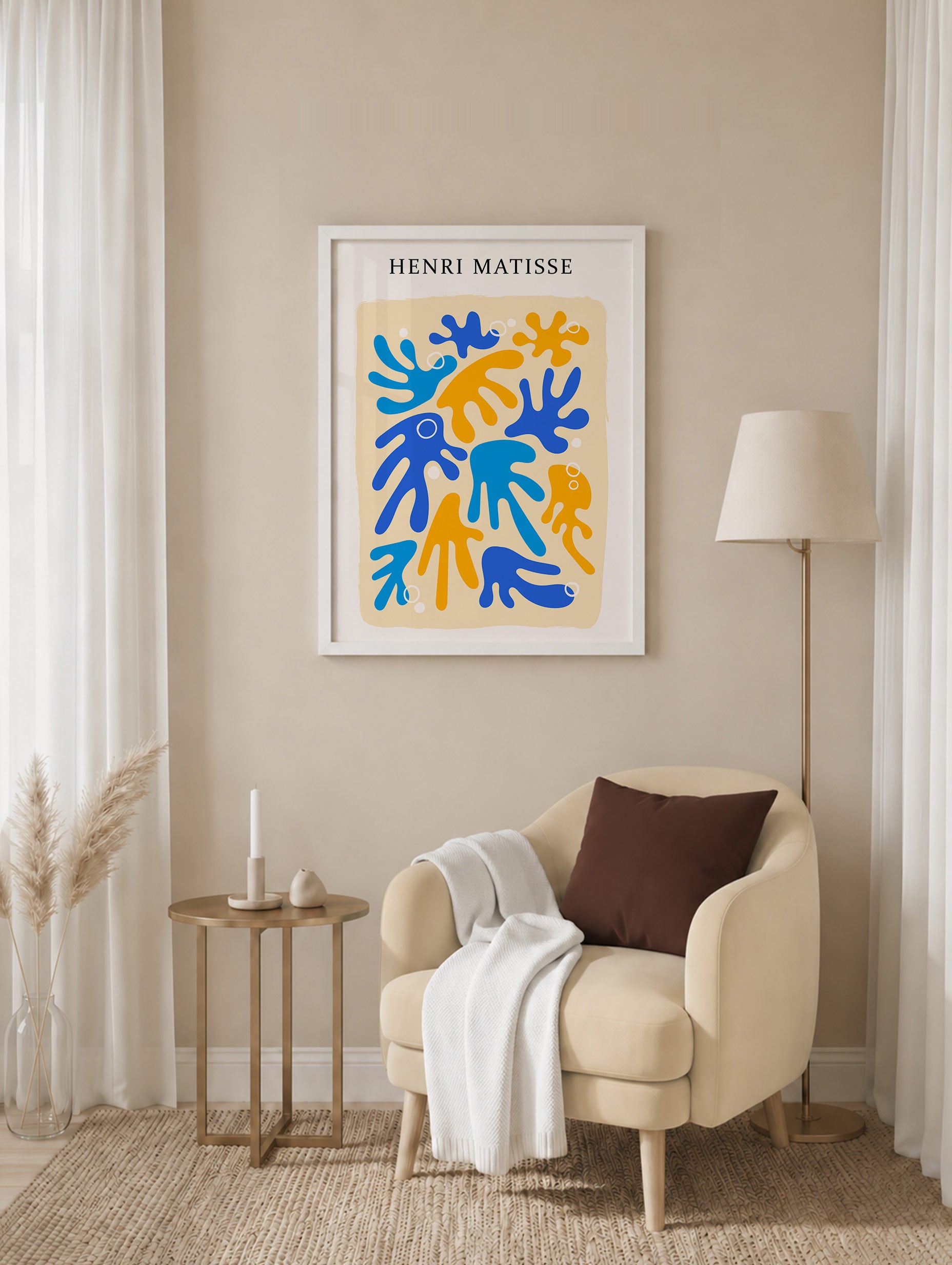 Santorini-plakat Arkitekturplakat