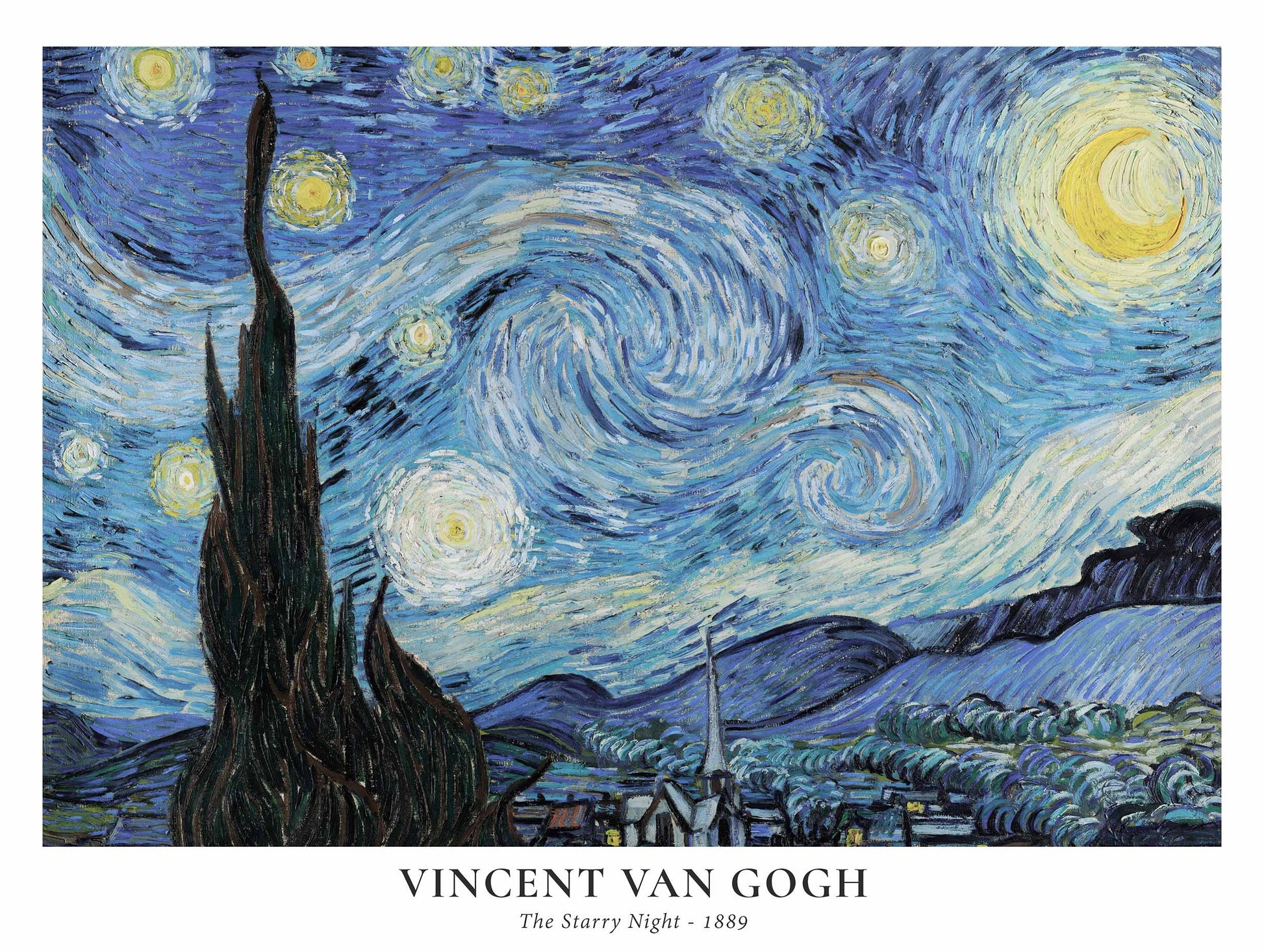 The Starry Night - Vincent van Gogh