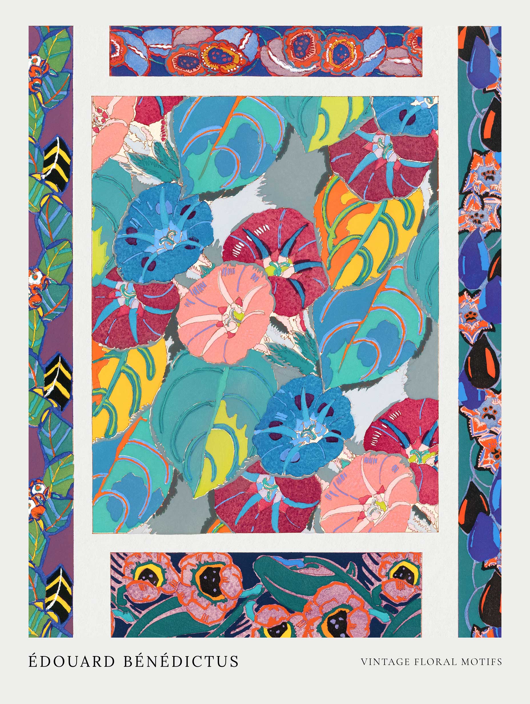 Vintage Floral Motifs - Édouard Bénédictus