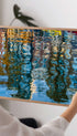 Amsterdam Canal Reflections Poster Mockup