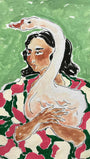 Rushati Chowdhury - Girl With Goose Poster