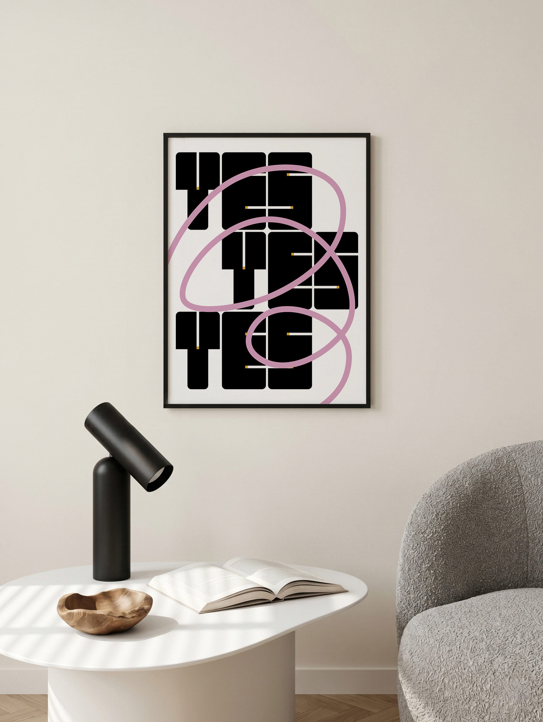 Santorini-plakat Arkitekturplakat