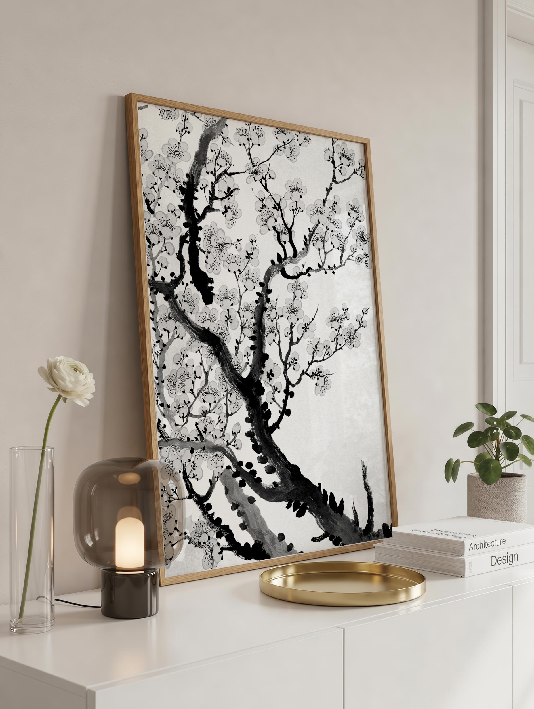 Plommeblomstplakat
