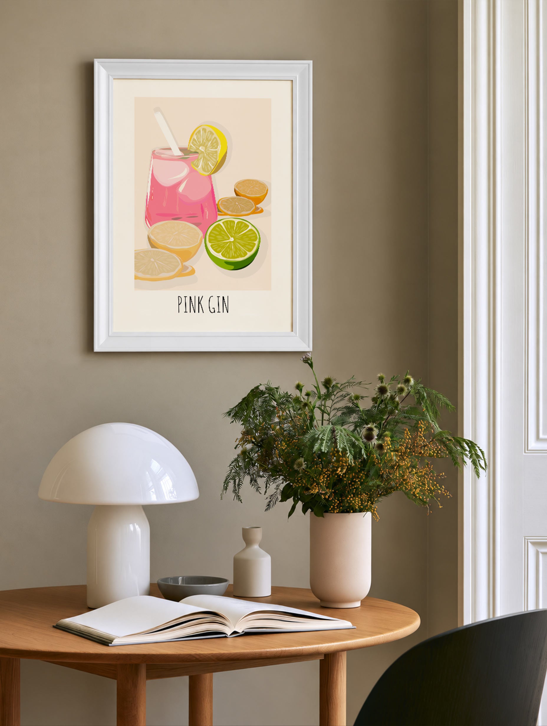 Lisen Vennesland - Pink Gin Poster