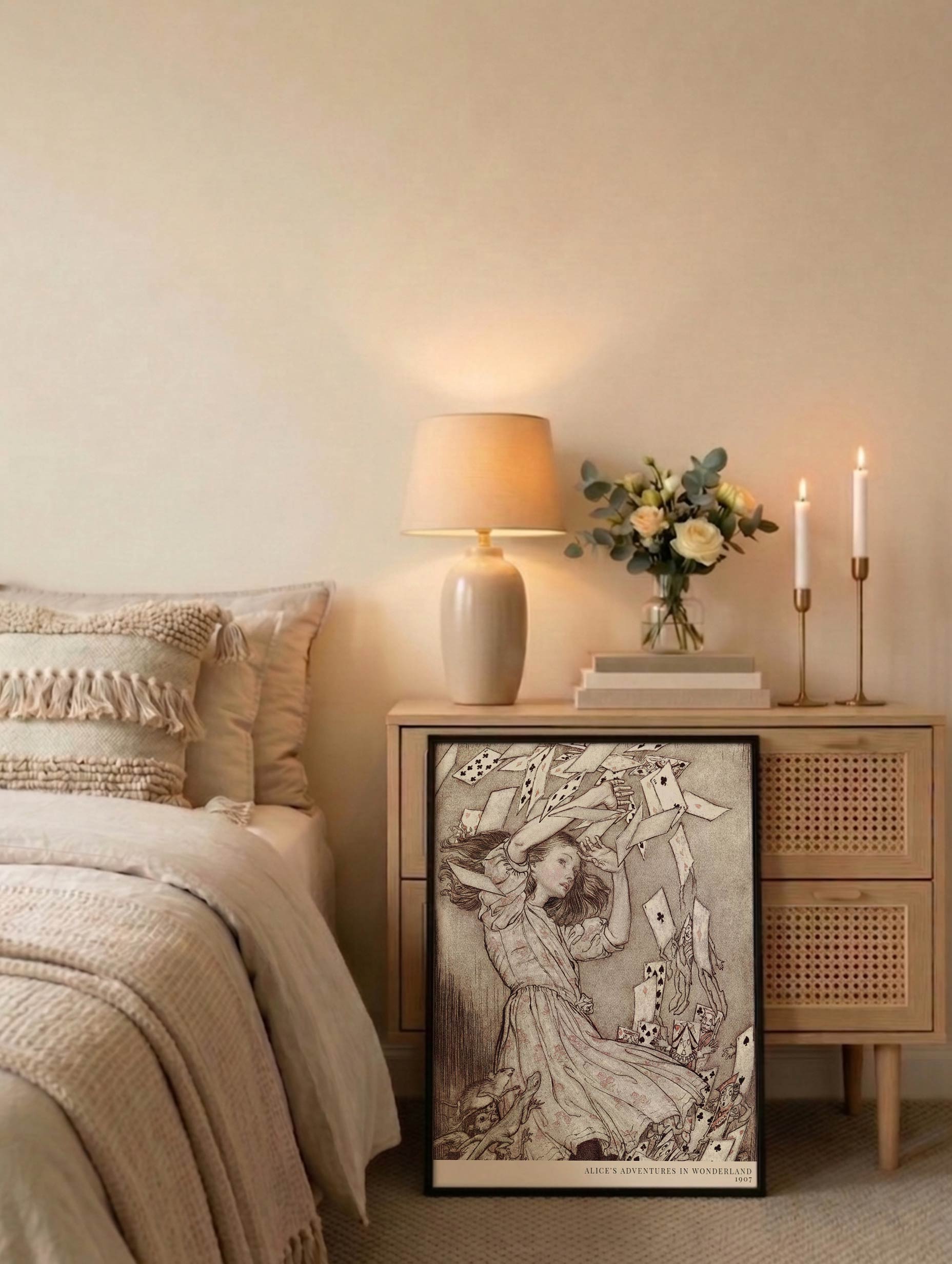 Alice’s Adventures in Wonderland – Arthur Rackham Art Print Mockup
