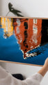 Amsterdam Canal Reflections Poster No. 5 Mockup