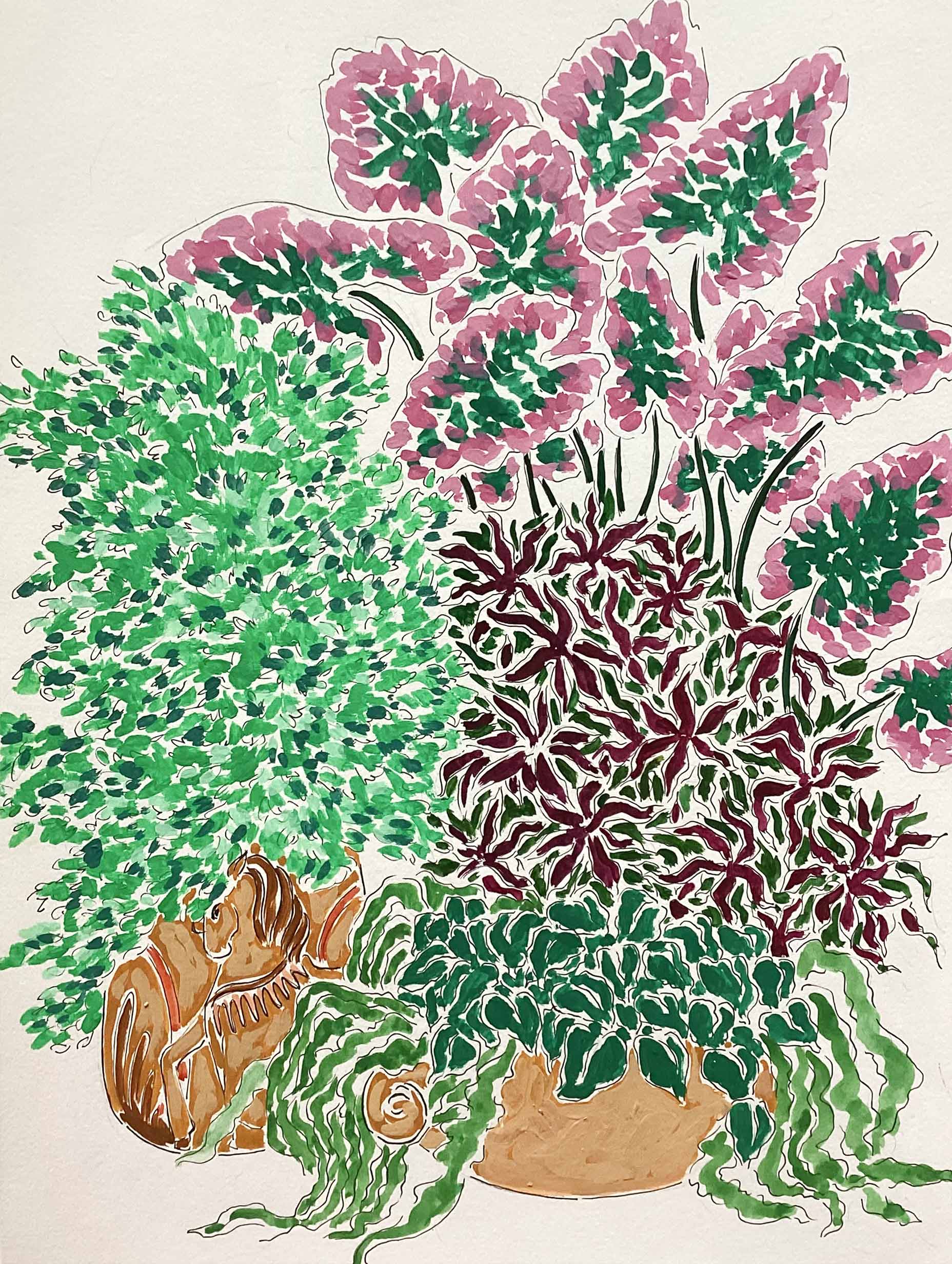Rushati Chowdhury - Potted Plants Poster