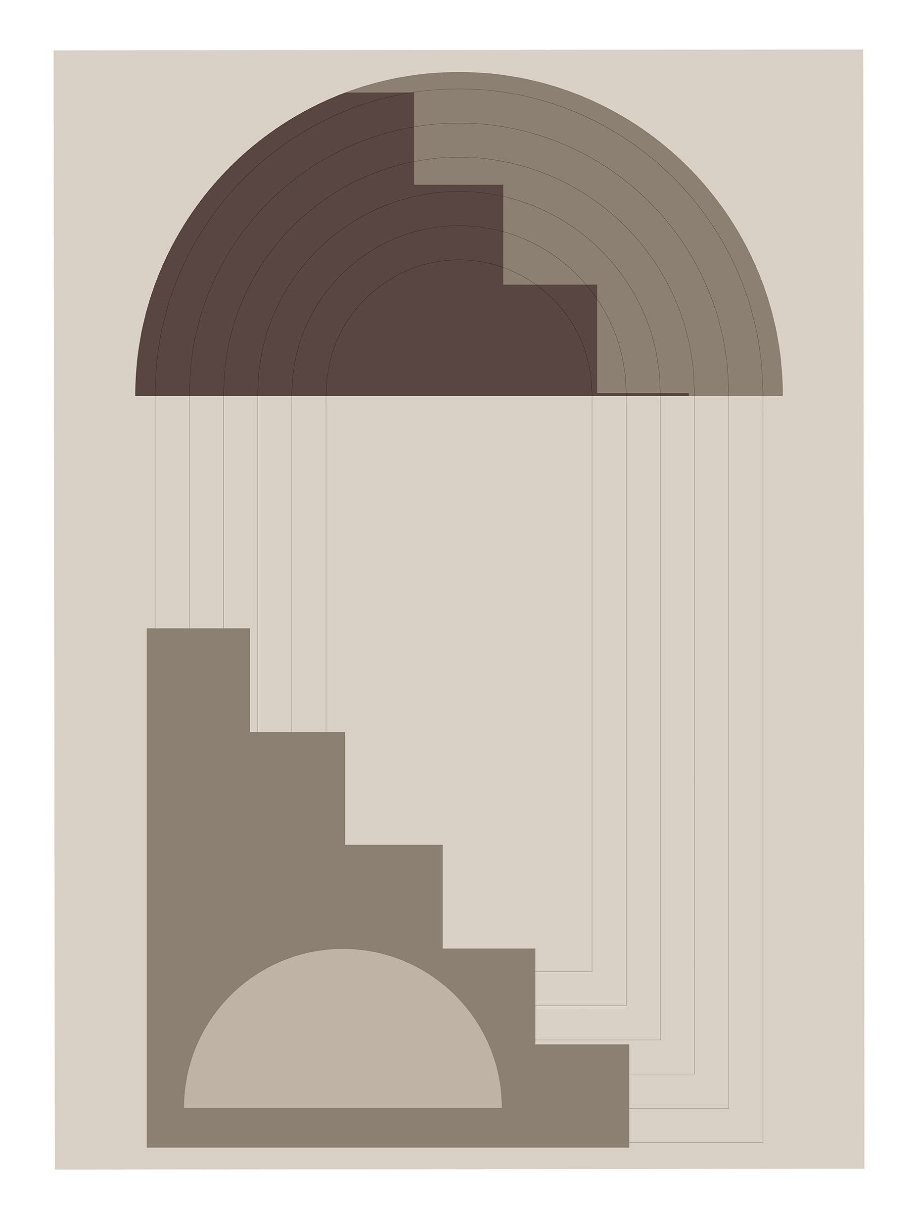 Sandstep Arch Poster