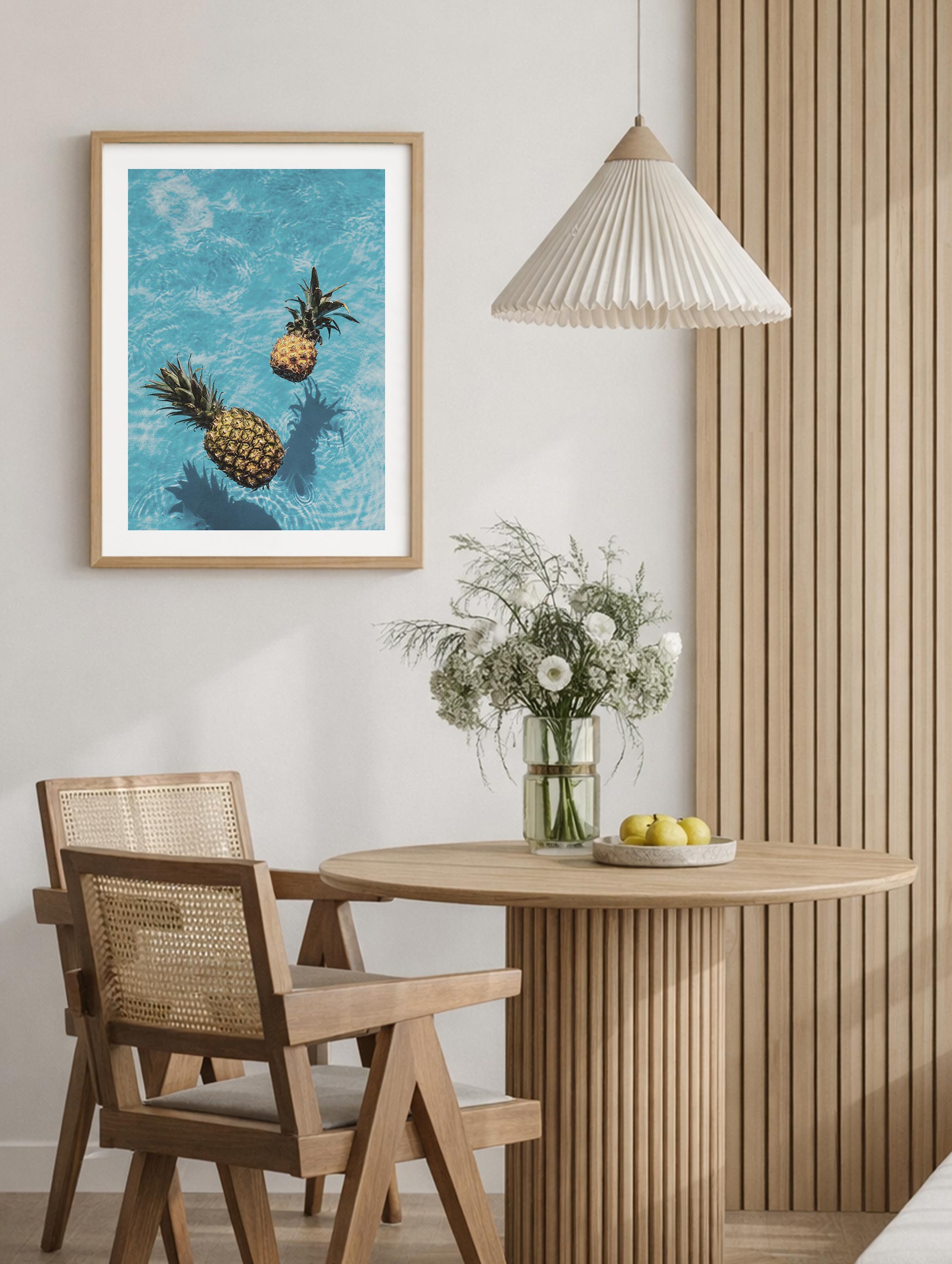 Flytende Ananas Plakat