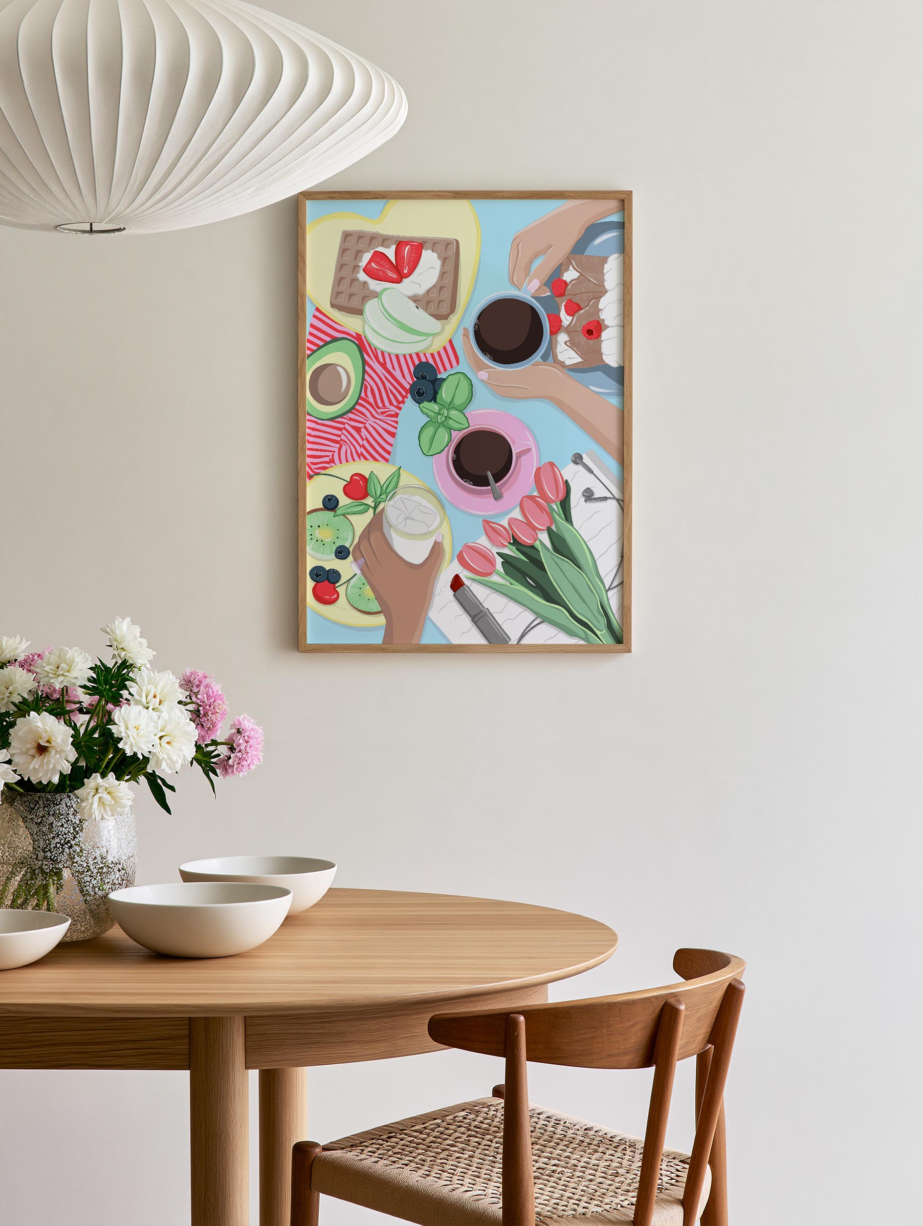 Lisen Vennesland - Breakfast Table Poster