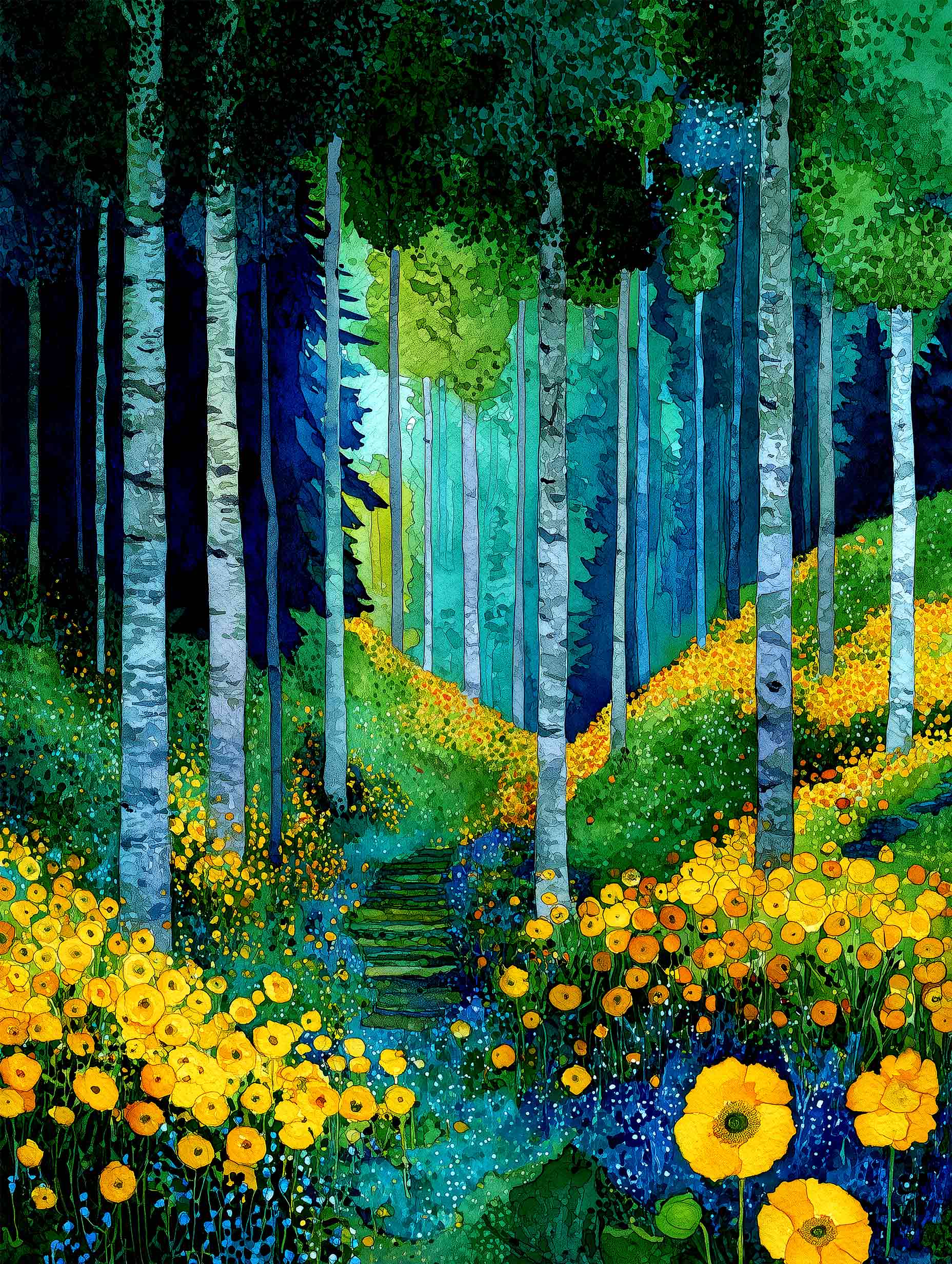 Justyna Jaszke - Flora by Klimt Poster No 4