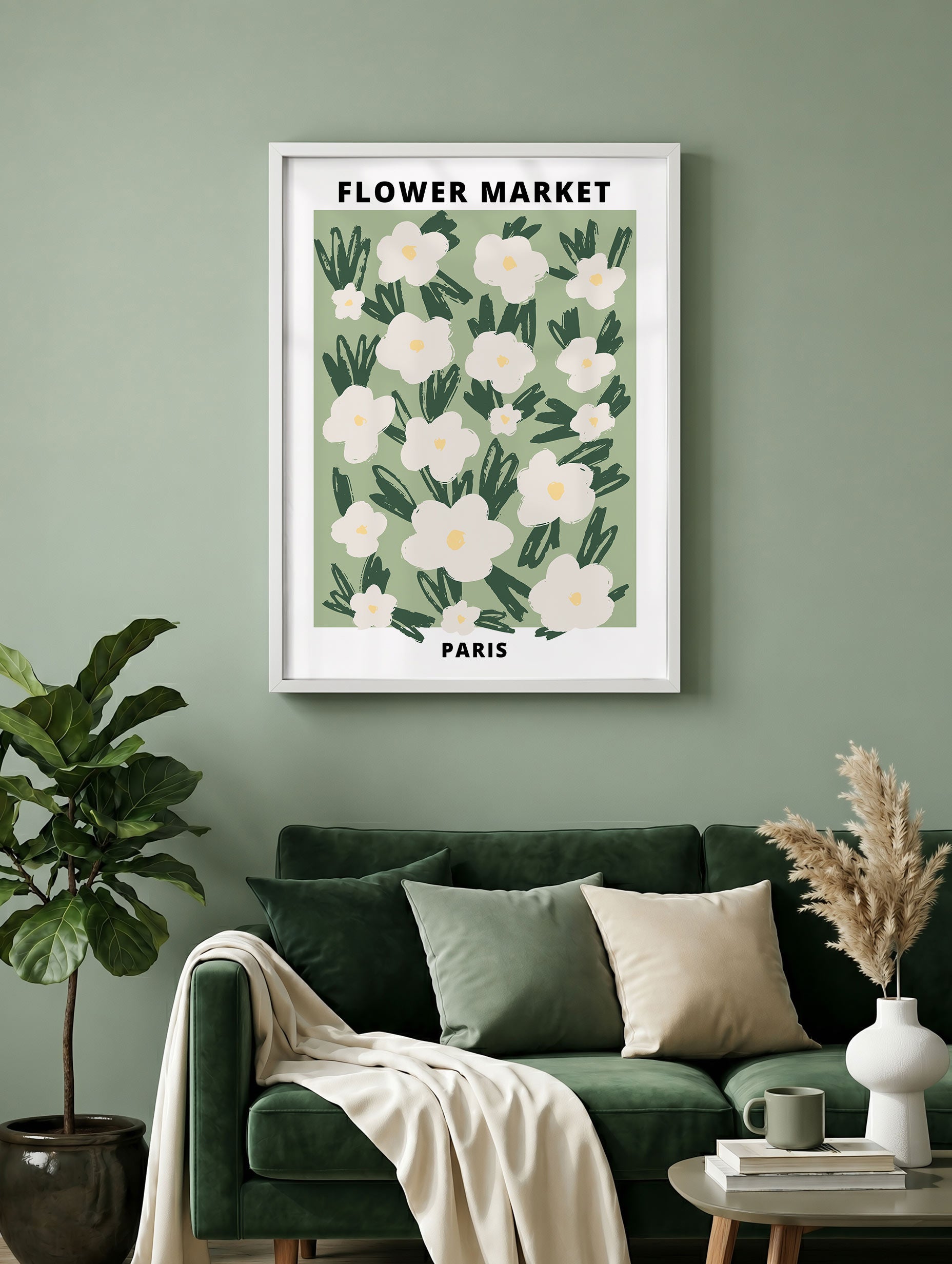 Santorini-plakat Arkitekturplakat