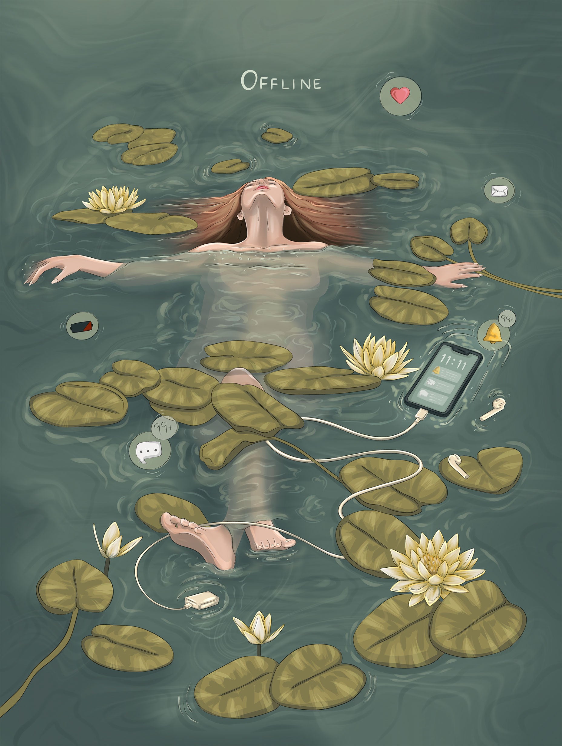 Lisen Vennesland - Offline Poster