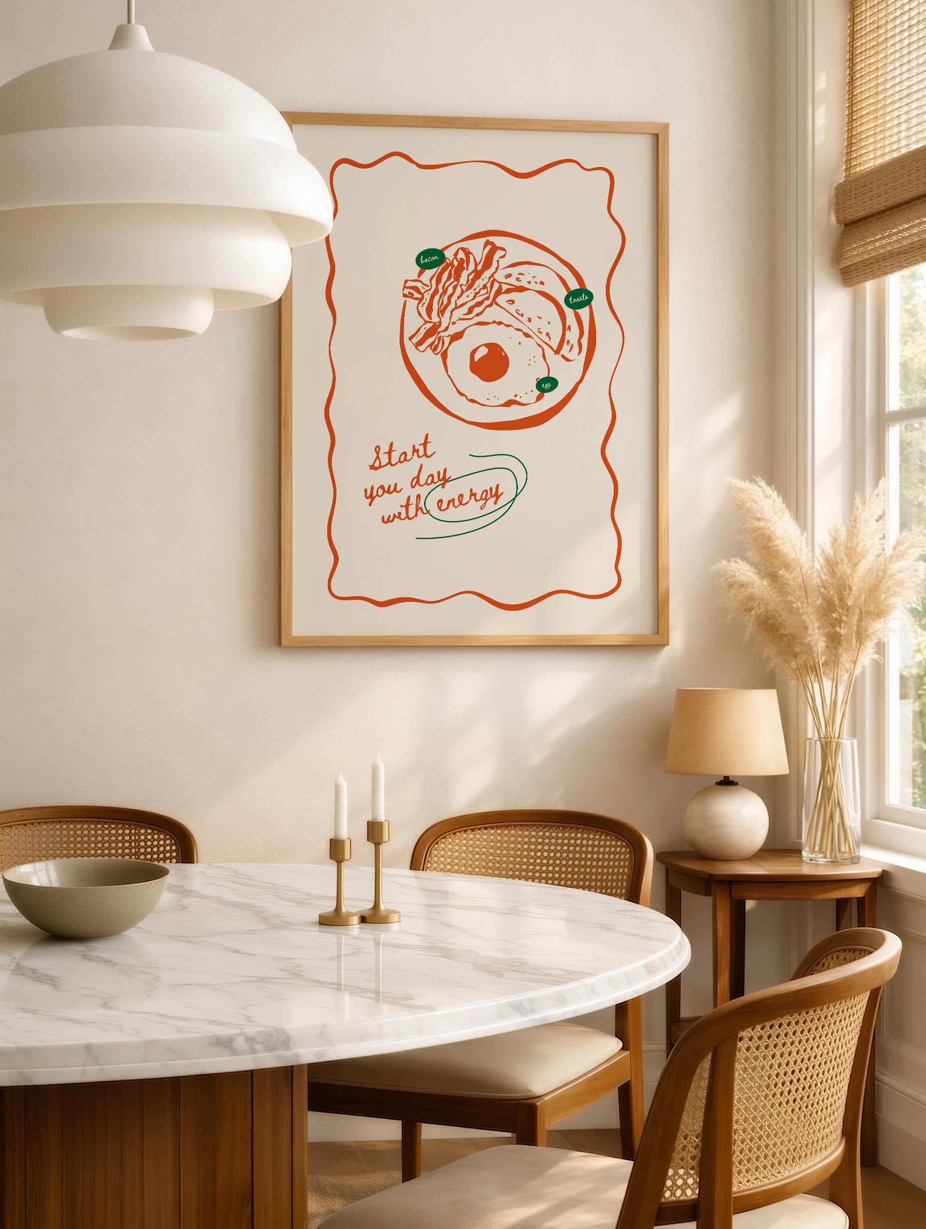 Morning Fuel Breakfast Poster