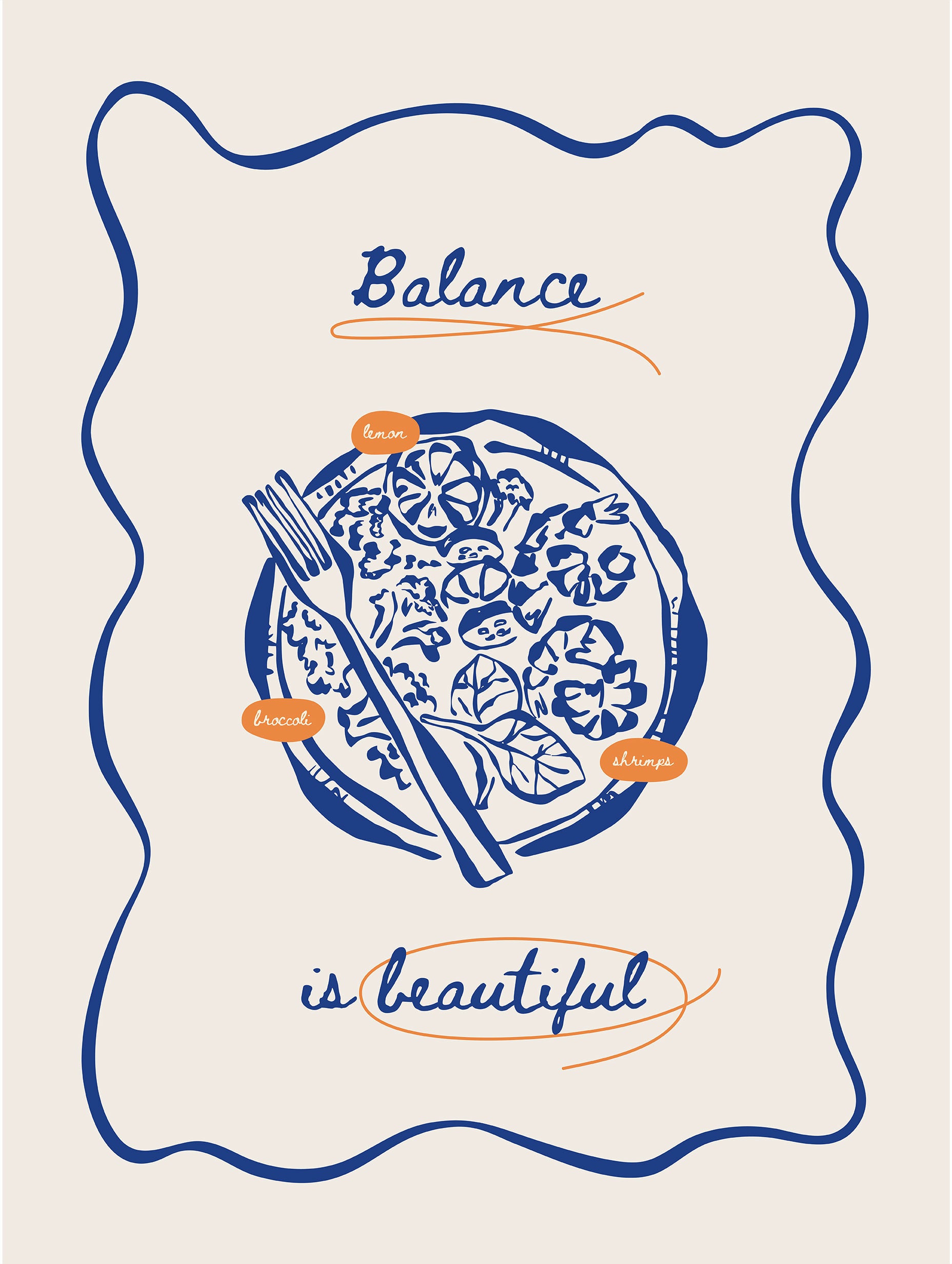 Balanced Plate Poster