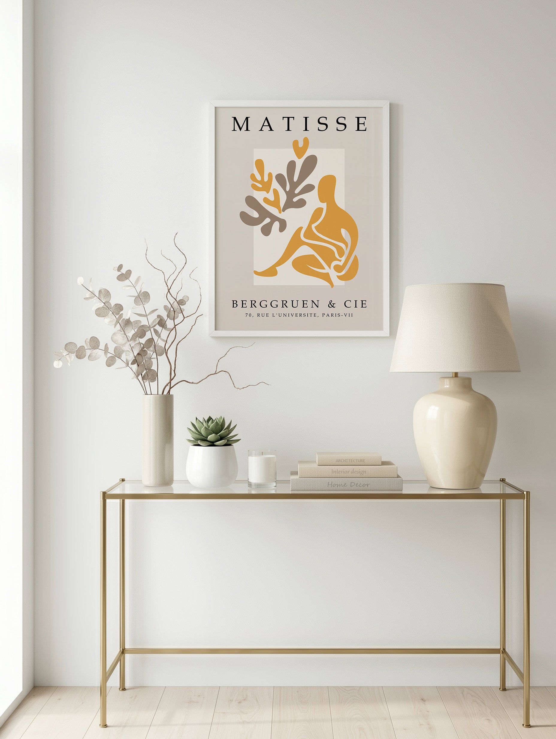 Santorini-plakat Arkitekturplakat