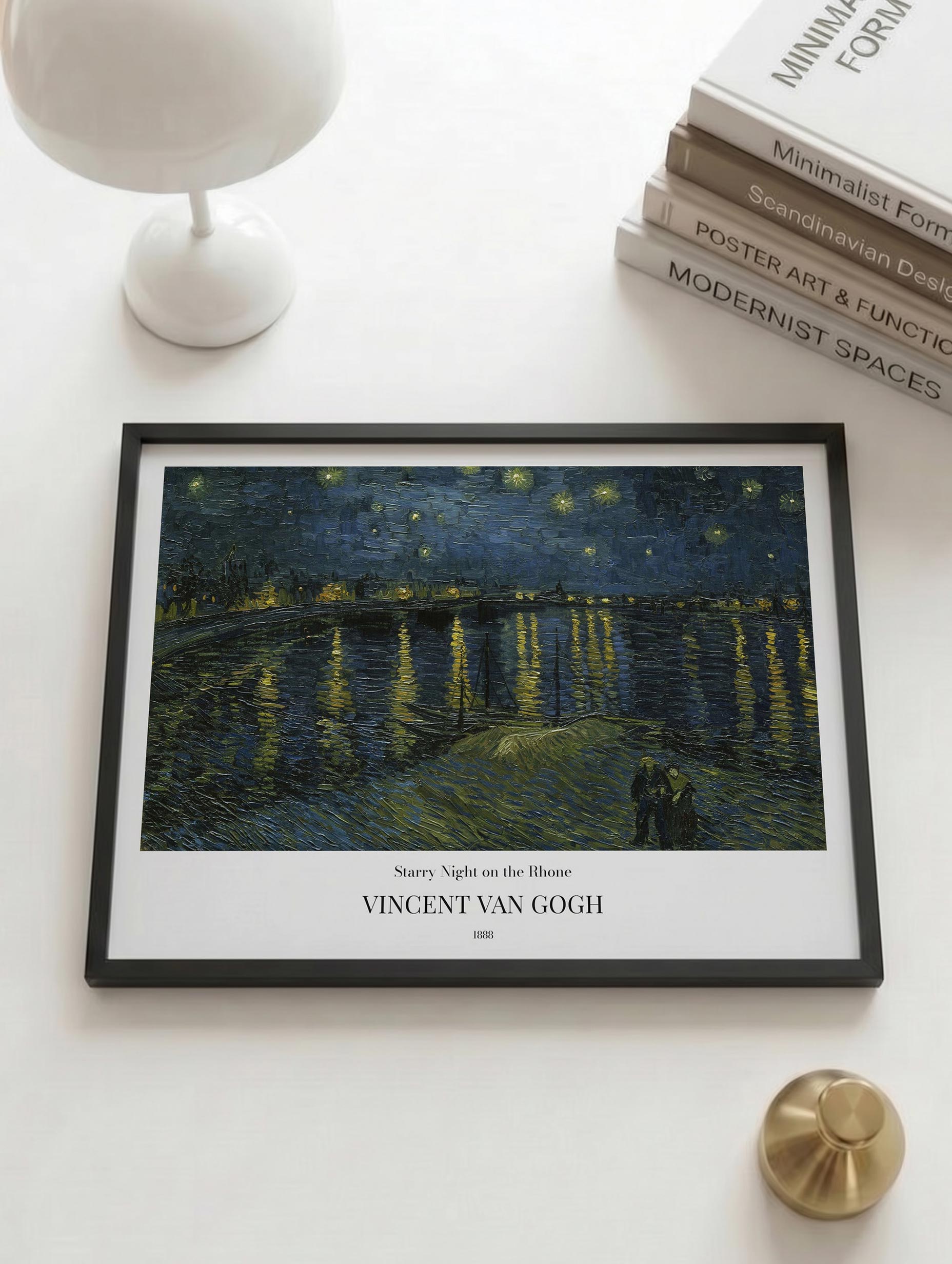 Stjernenatt på Rhône - Van Gogh nr. 2