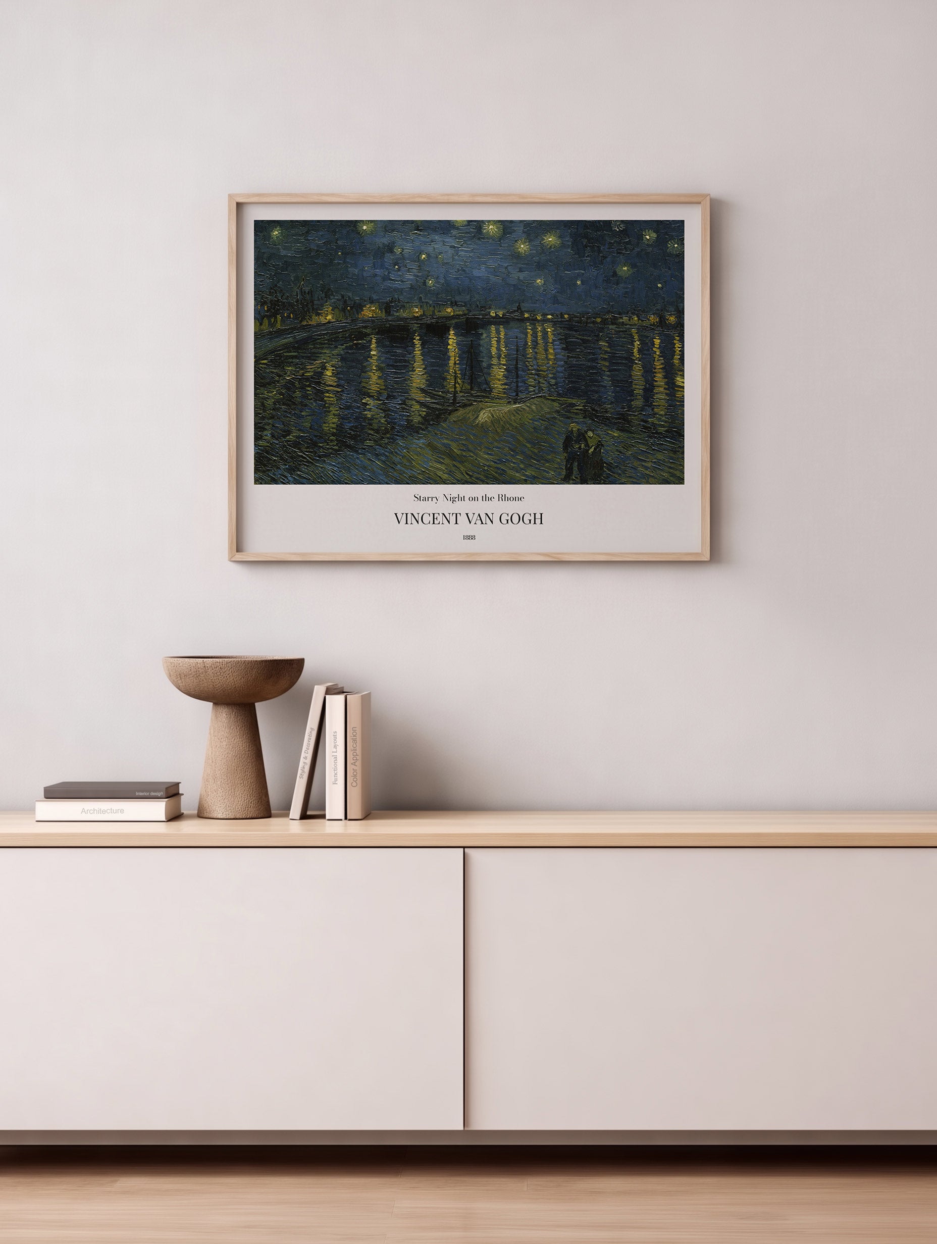 Stjernenatt på Rhône - Van Gogh nr. 2