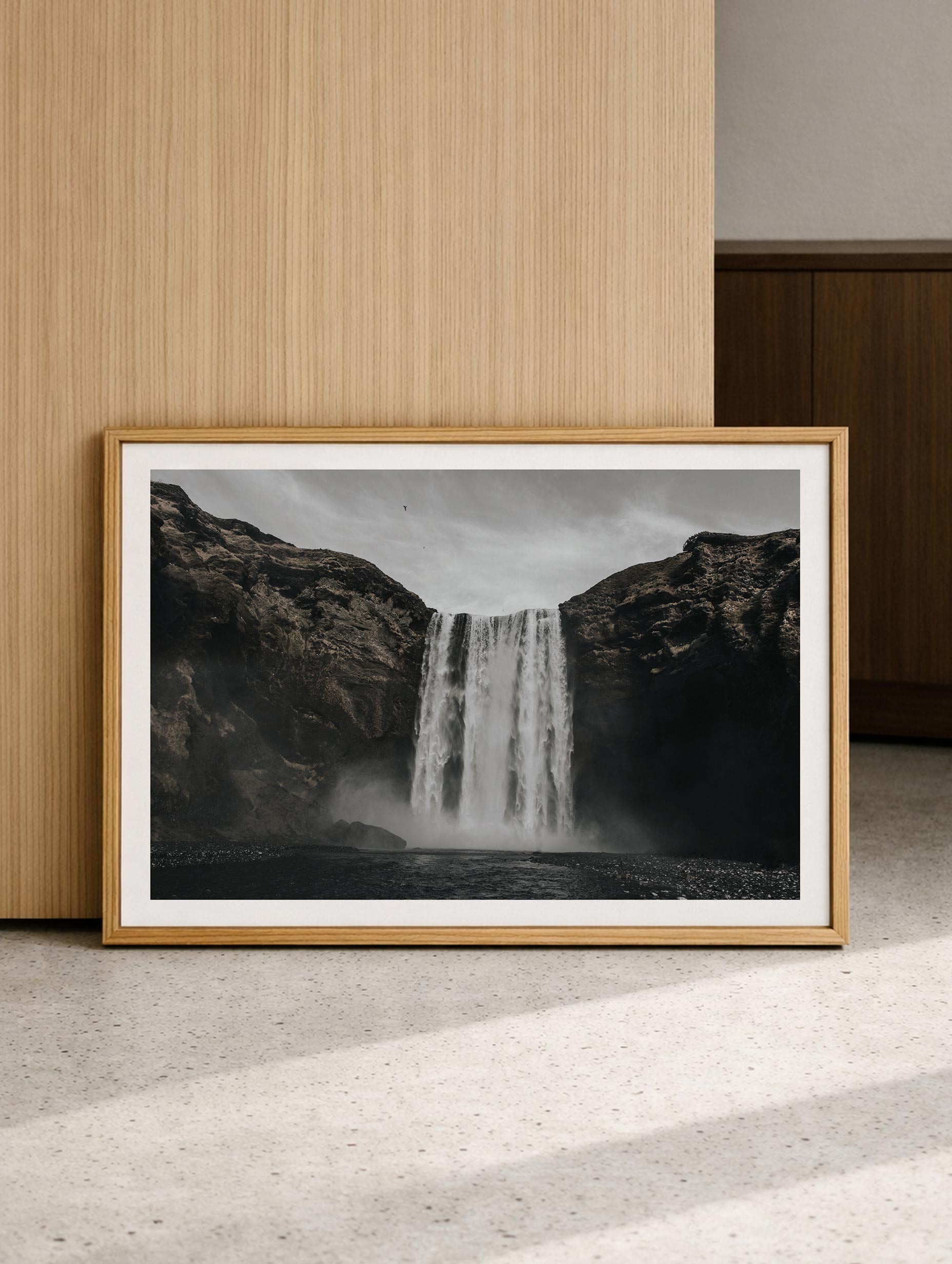 Skógafoss Waterfall Poster