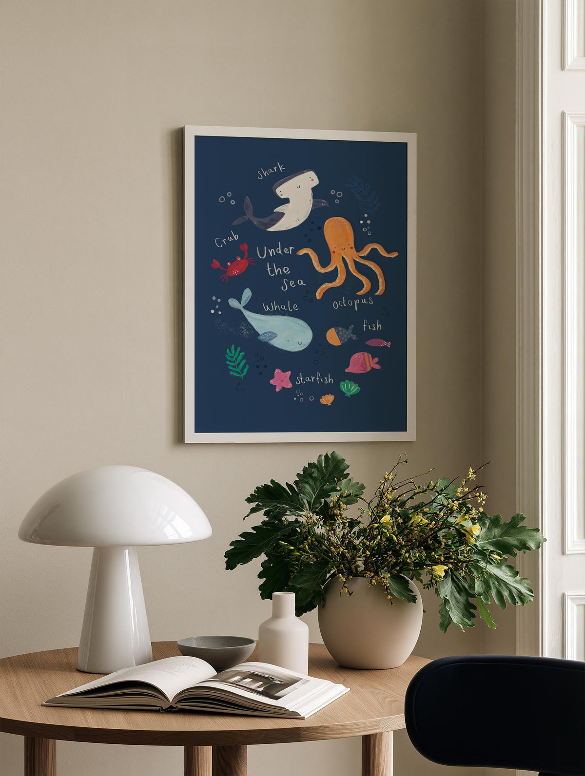 Santorini-plakat Arkitekturplakat