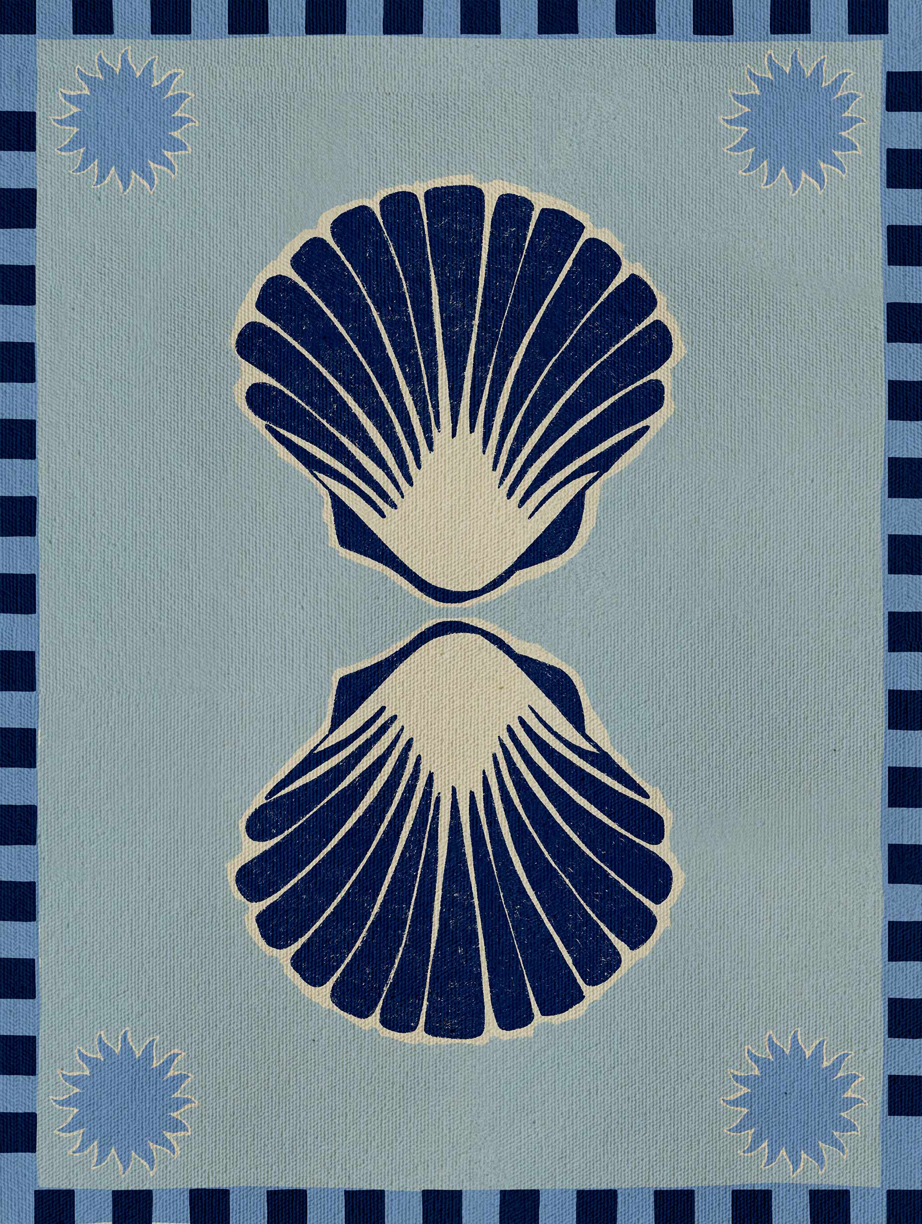 Shatha Al Dafai - Lush Duo 3 - Blue Poster