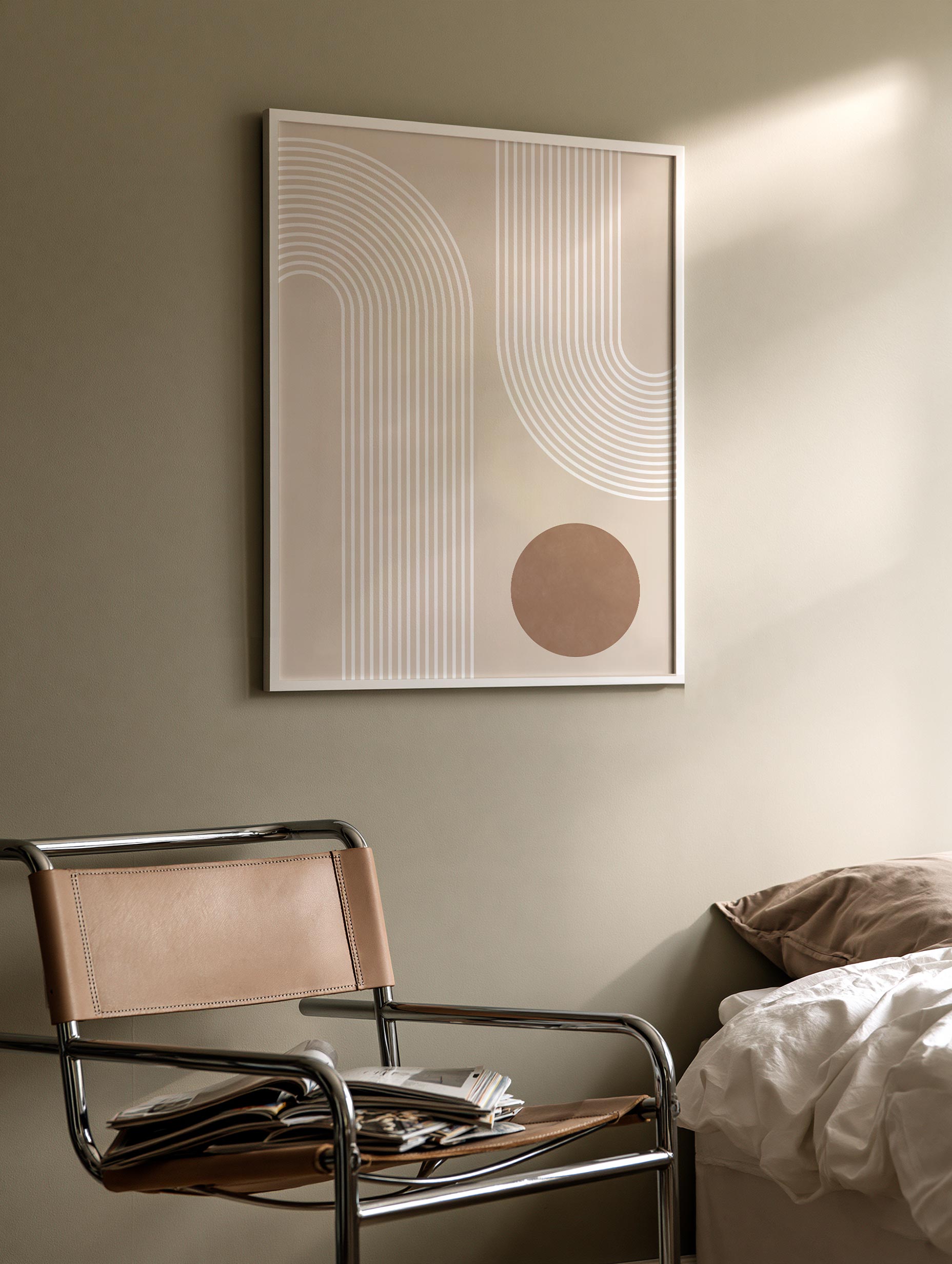 Elena Ristova - Beige Arc Poster