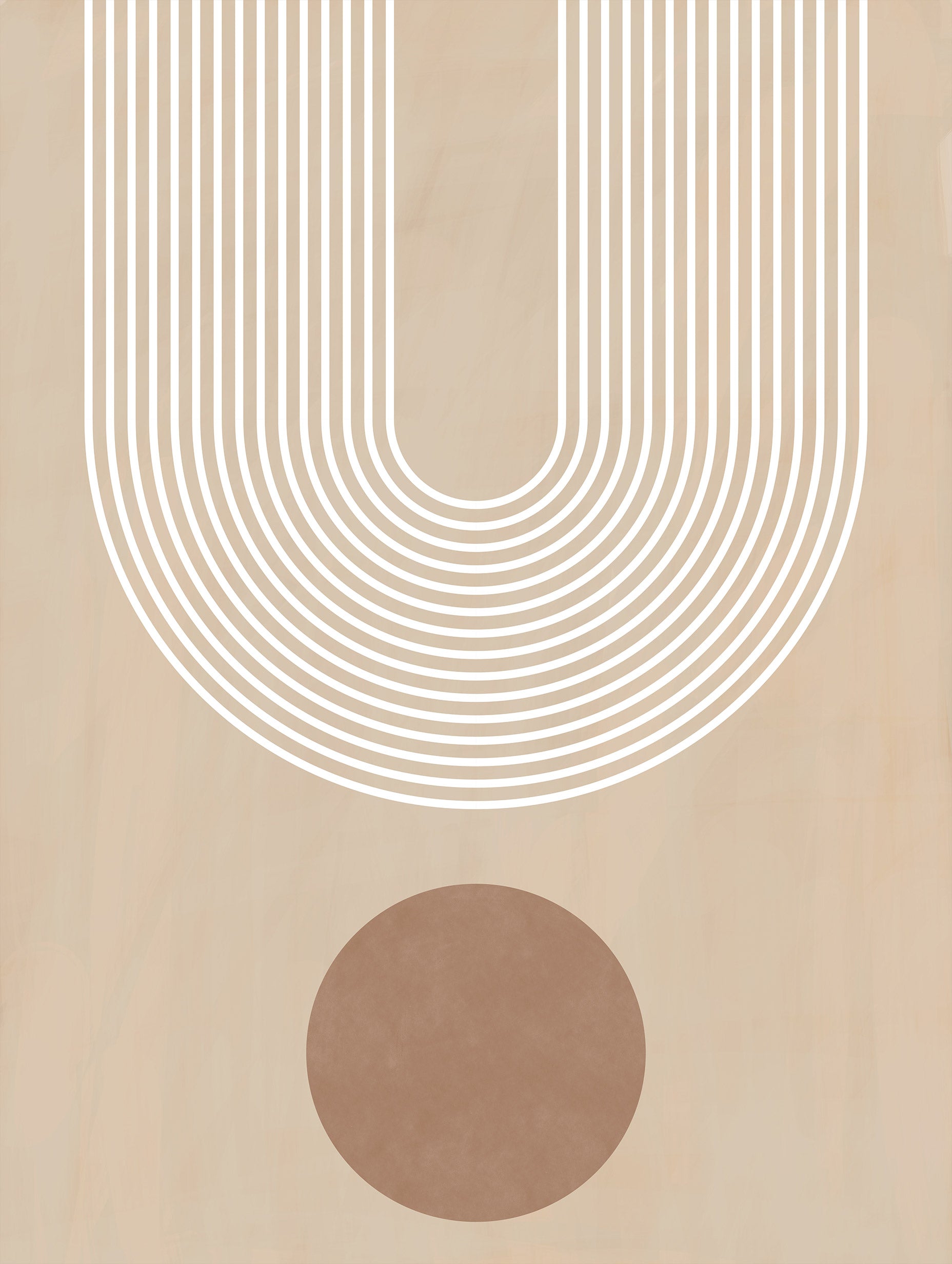 Elena Ristova - Beige Arc Poster No. 2