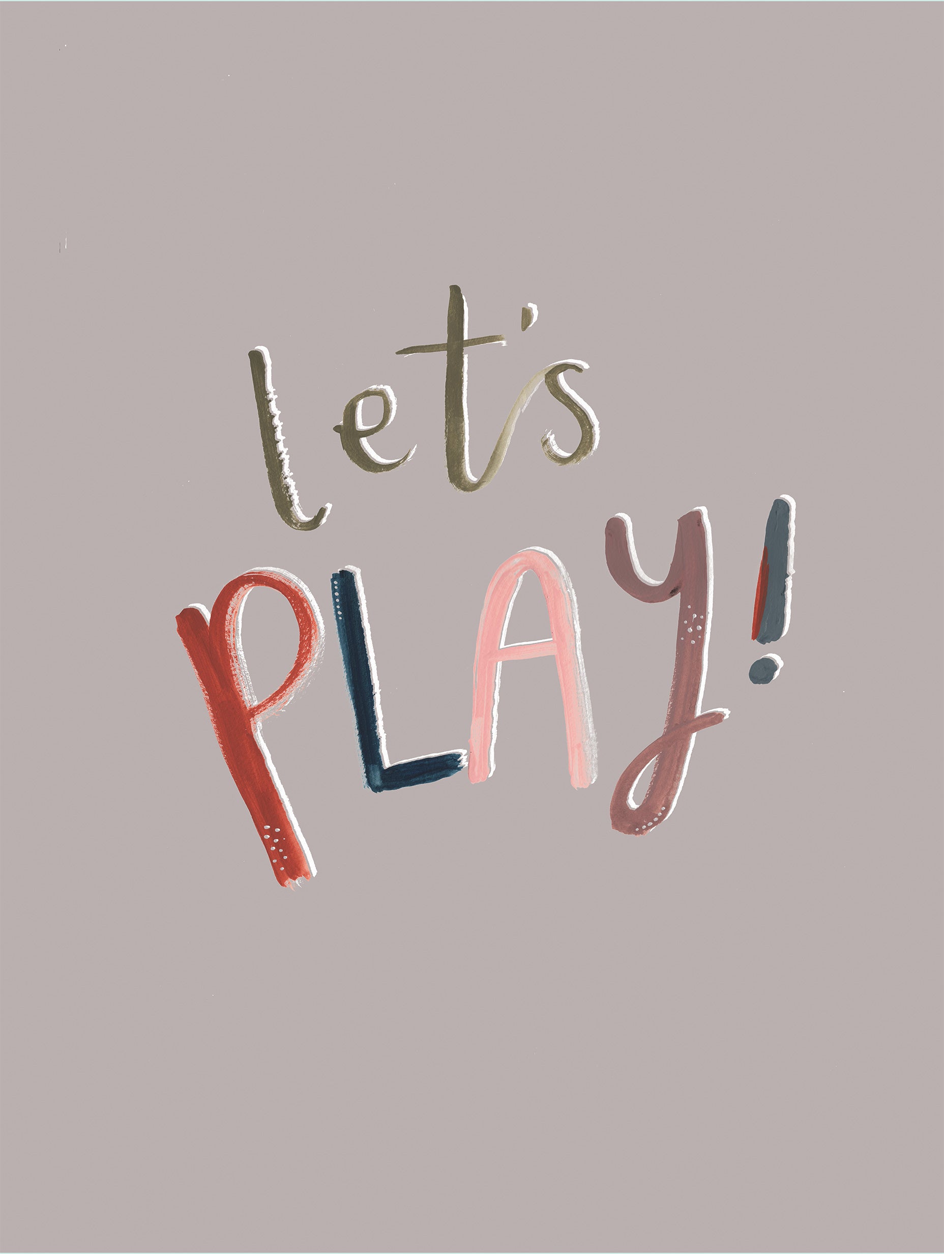 Laura Pantony - Let's Play Poster