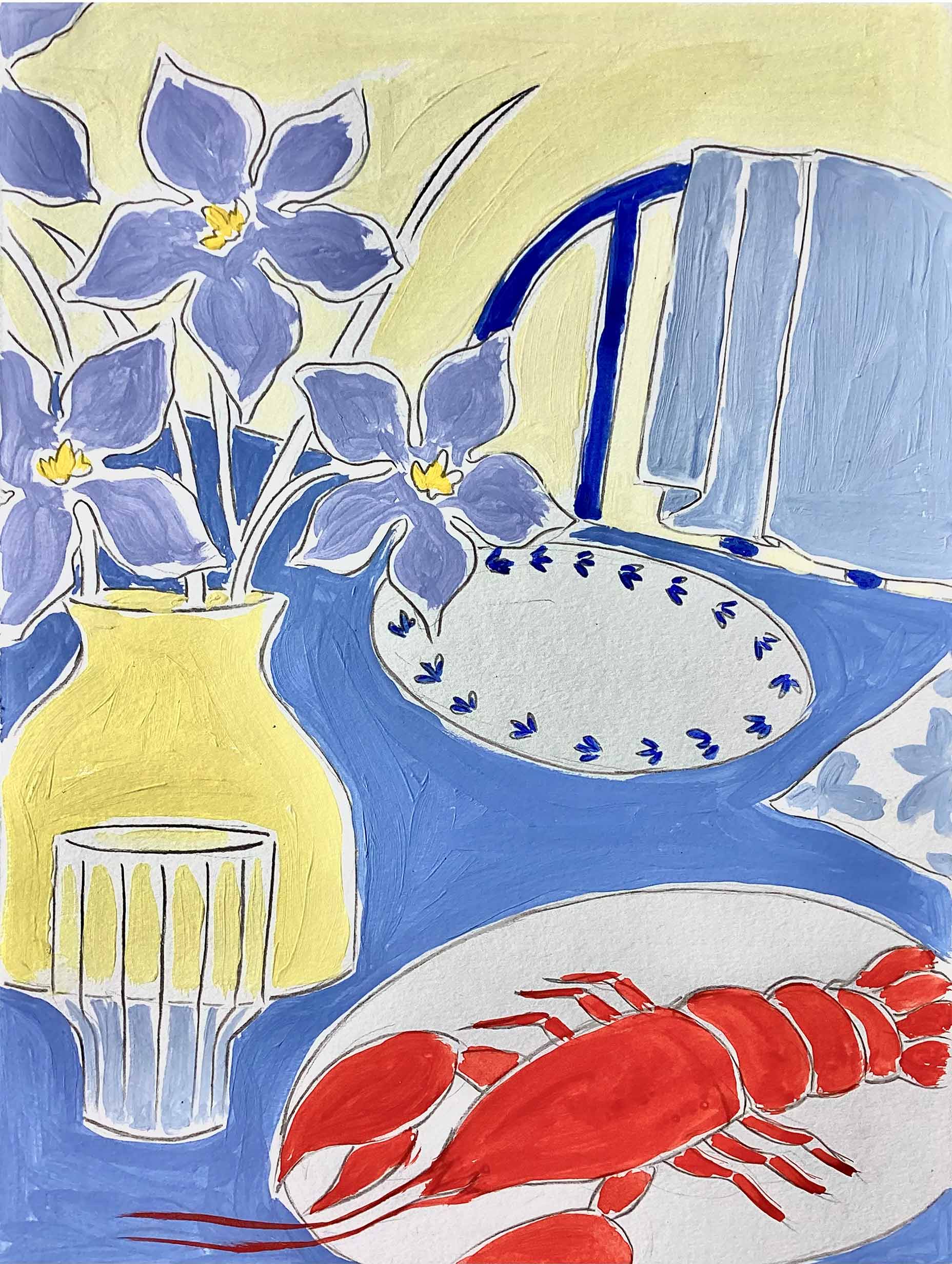 Rushati Chowdhury - Lobster Lunch Poster