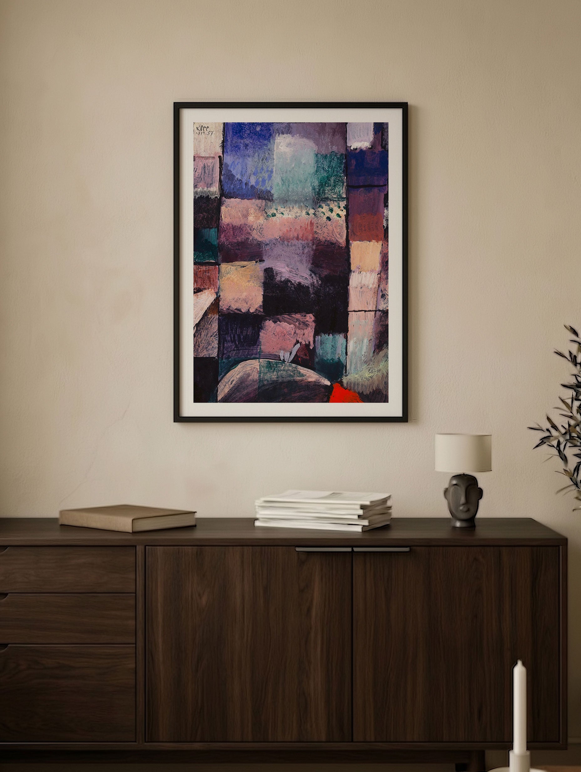 Motif from Hammamet – Paul Klee Art Print Mockup