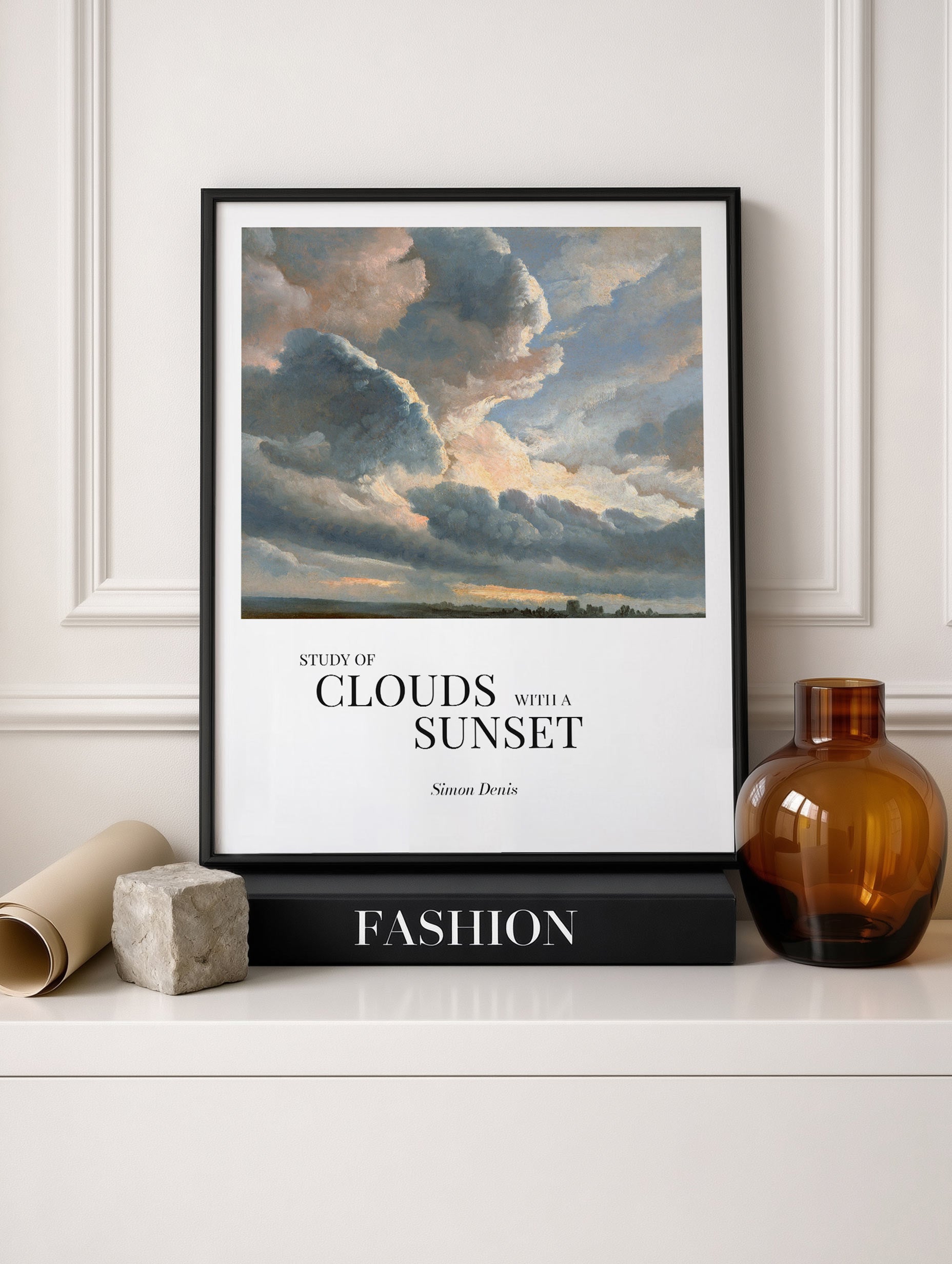 Skyer i solnedgang - Simon Denis