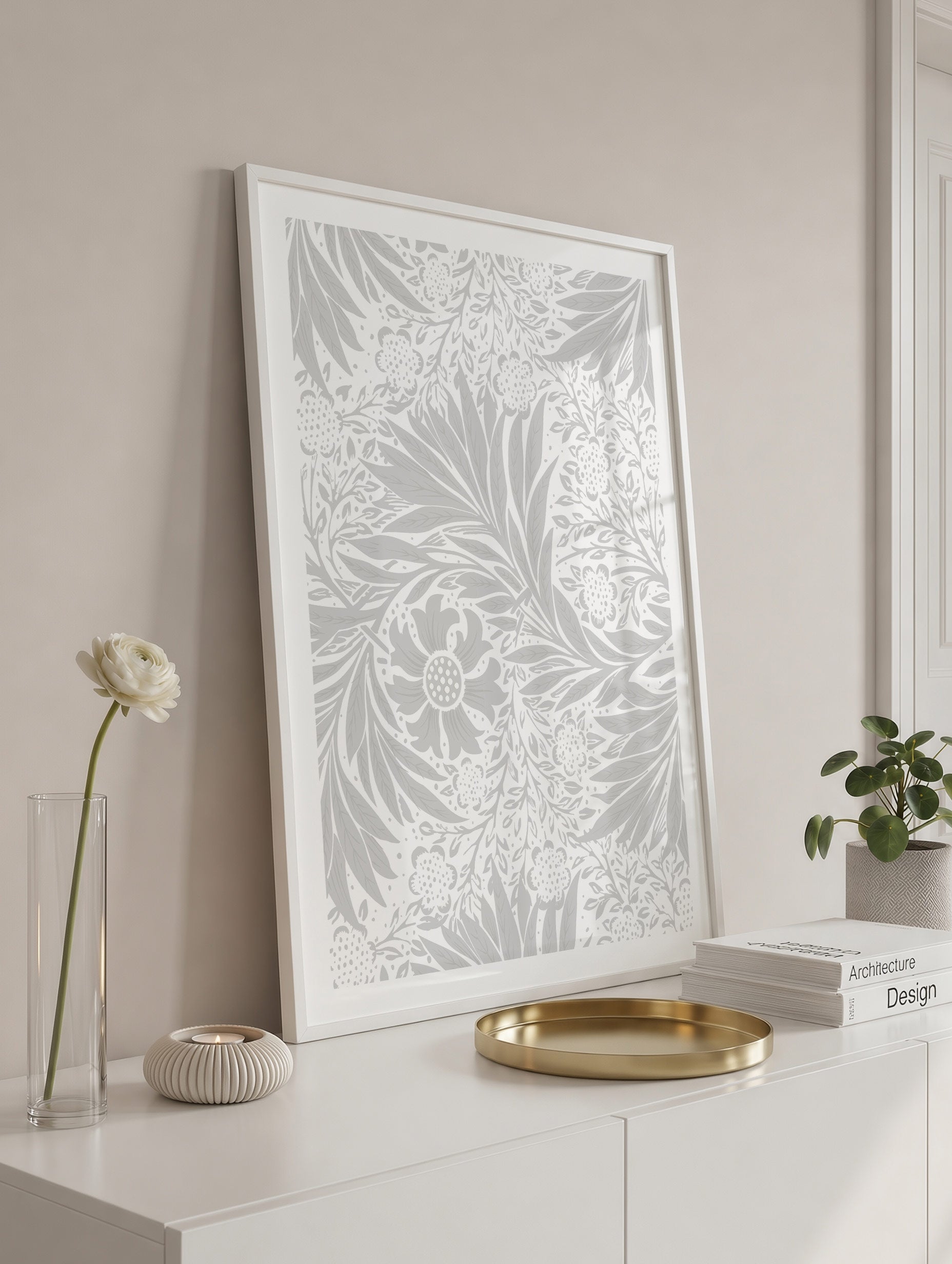 Bladmønster - William Morris
