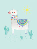 Laura Pantony - Sunshine Llama Poster