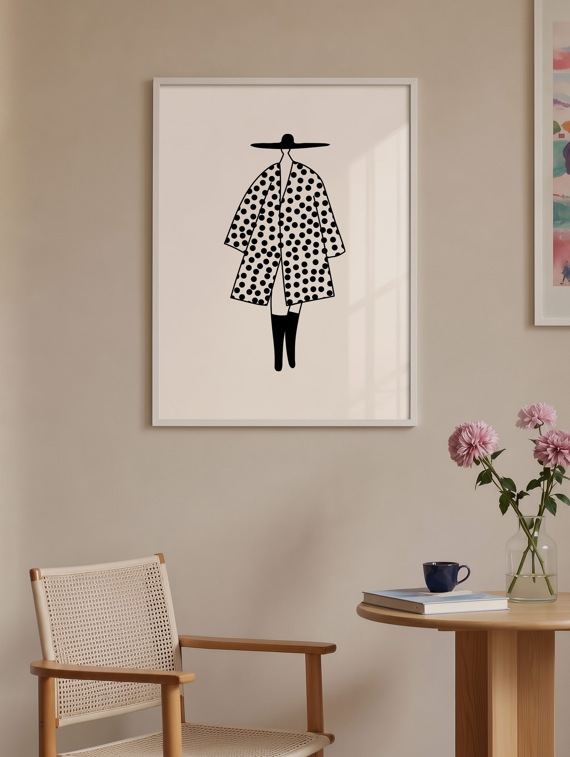 Prikkete figurplakat