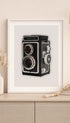 Zeiss Ikon Ikoflex Vintage Poster Mockup