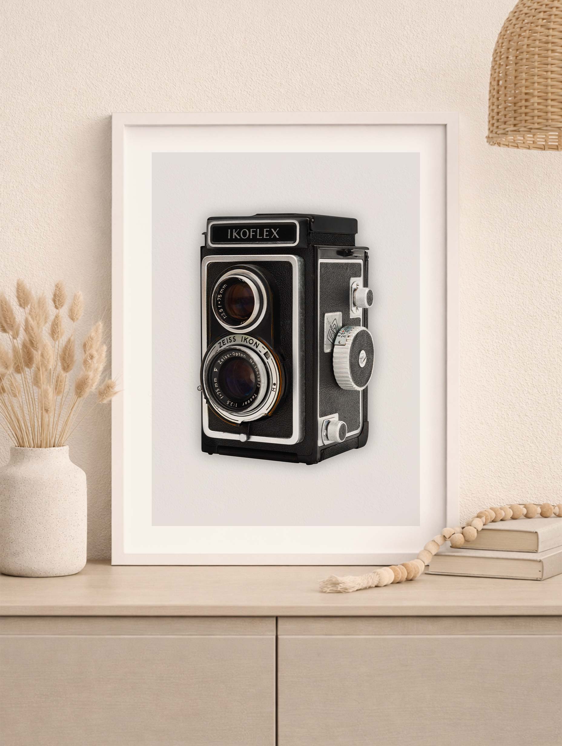 Zeiss Ikon Ikoflex Vintage Poster Mockup