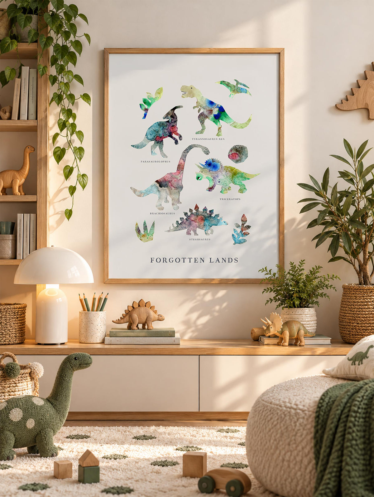 Santorini-plakat Arkitekturplakat