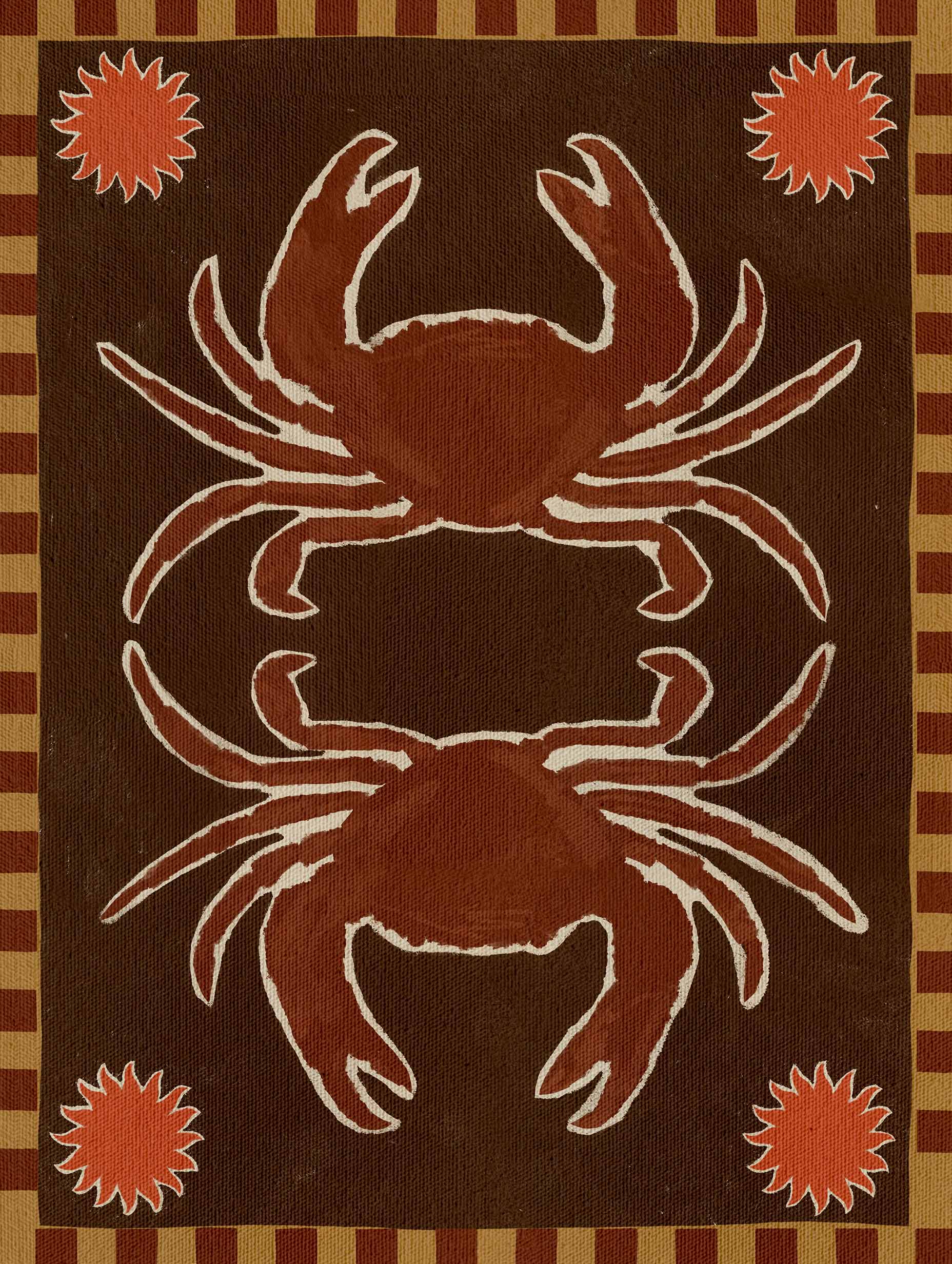 Shatha Al Dafai - Lush Duo 6 - Brown Crabs Poster