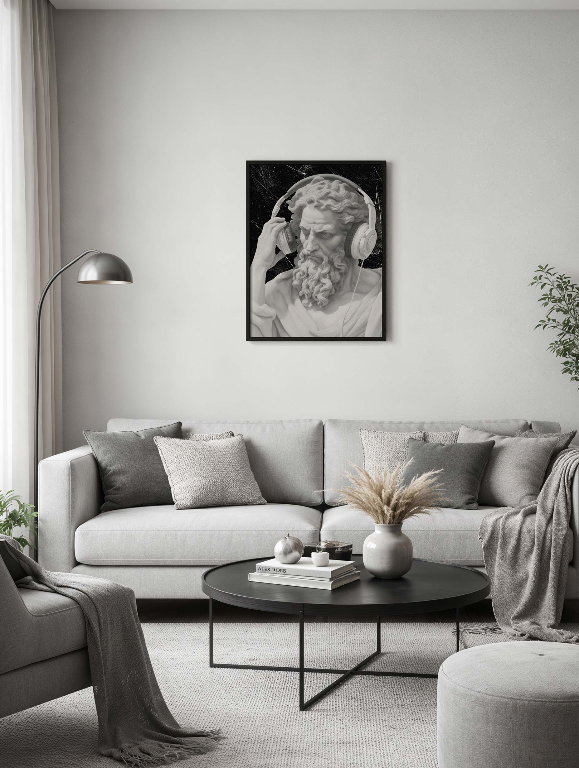 Michelangelos Moses-skulptur Plakat