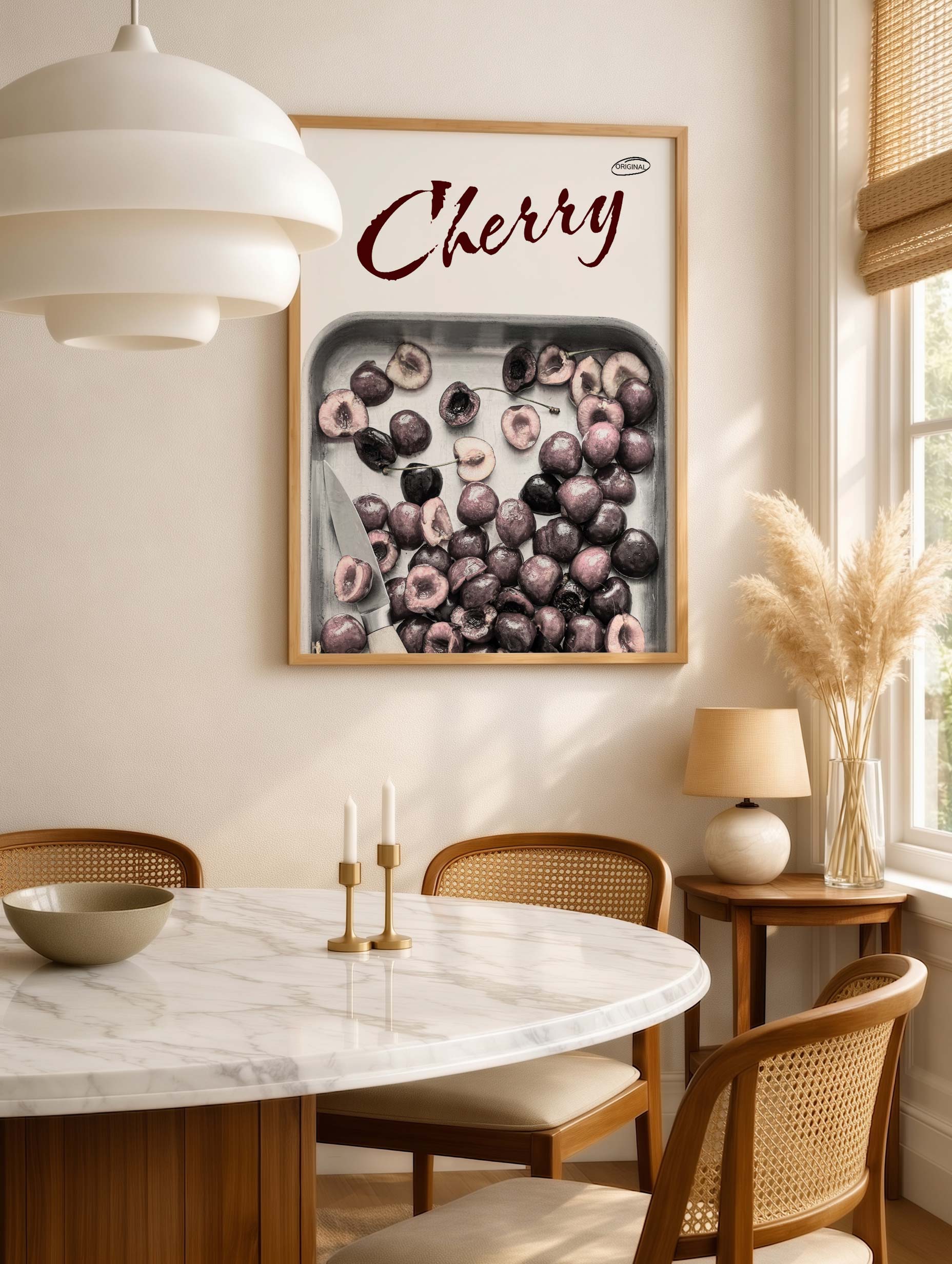 Kirsebær Stilleben Plakat